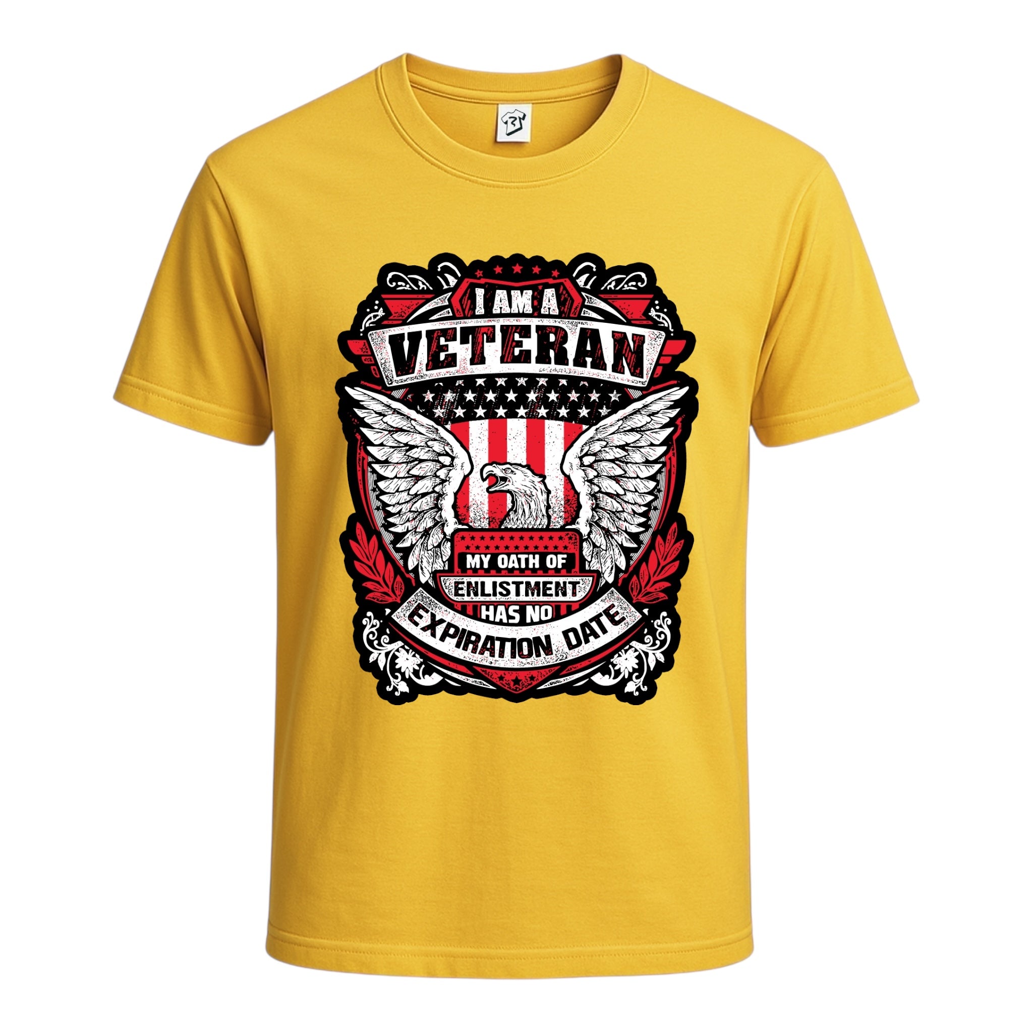 Tees Club graphic tee Veteran No Expiration Date - Cotton Tee Navy Size 2XL detail