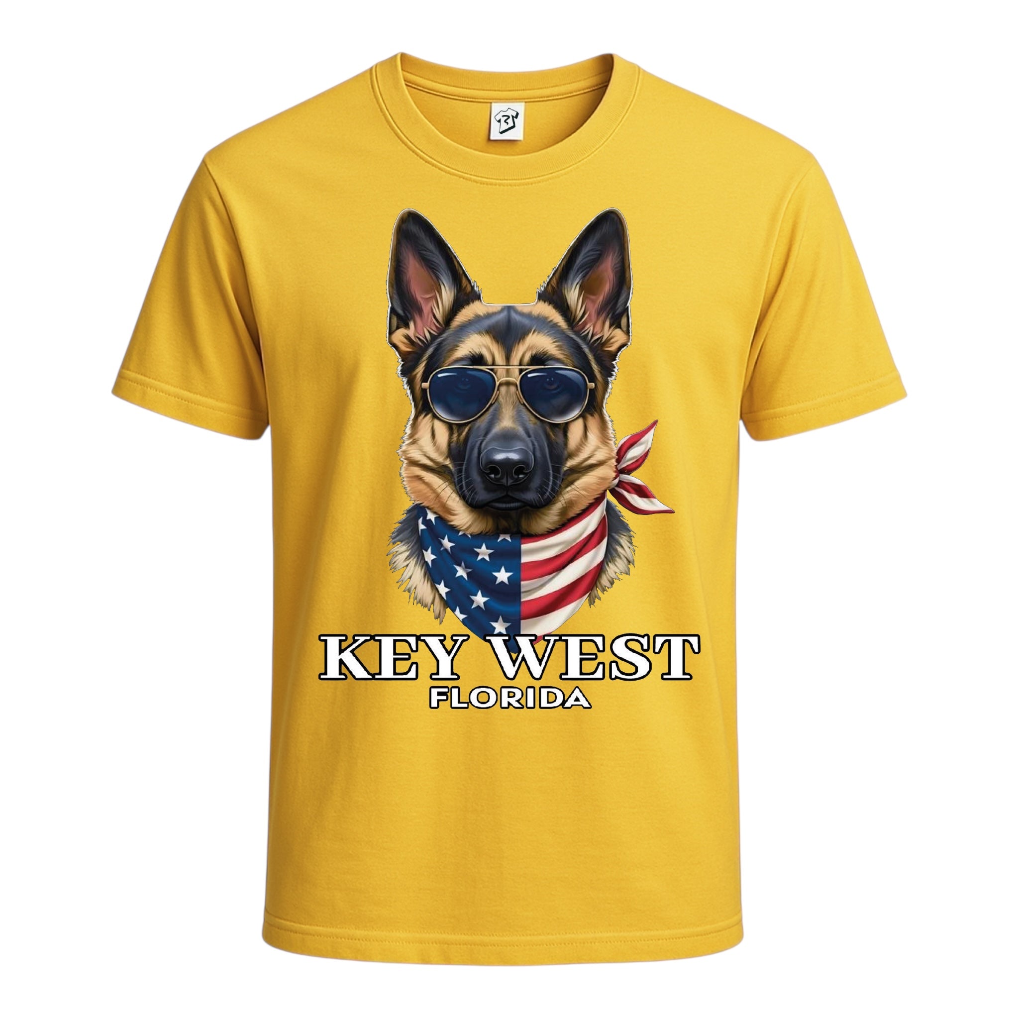 Tees Club graphic tee German Shepherd KW - Cotton Tee Navy Size 3XL detail
