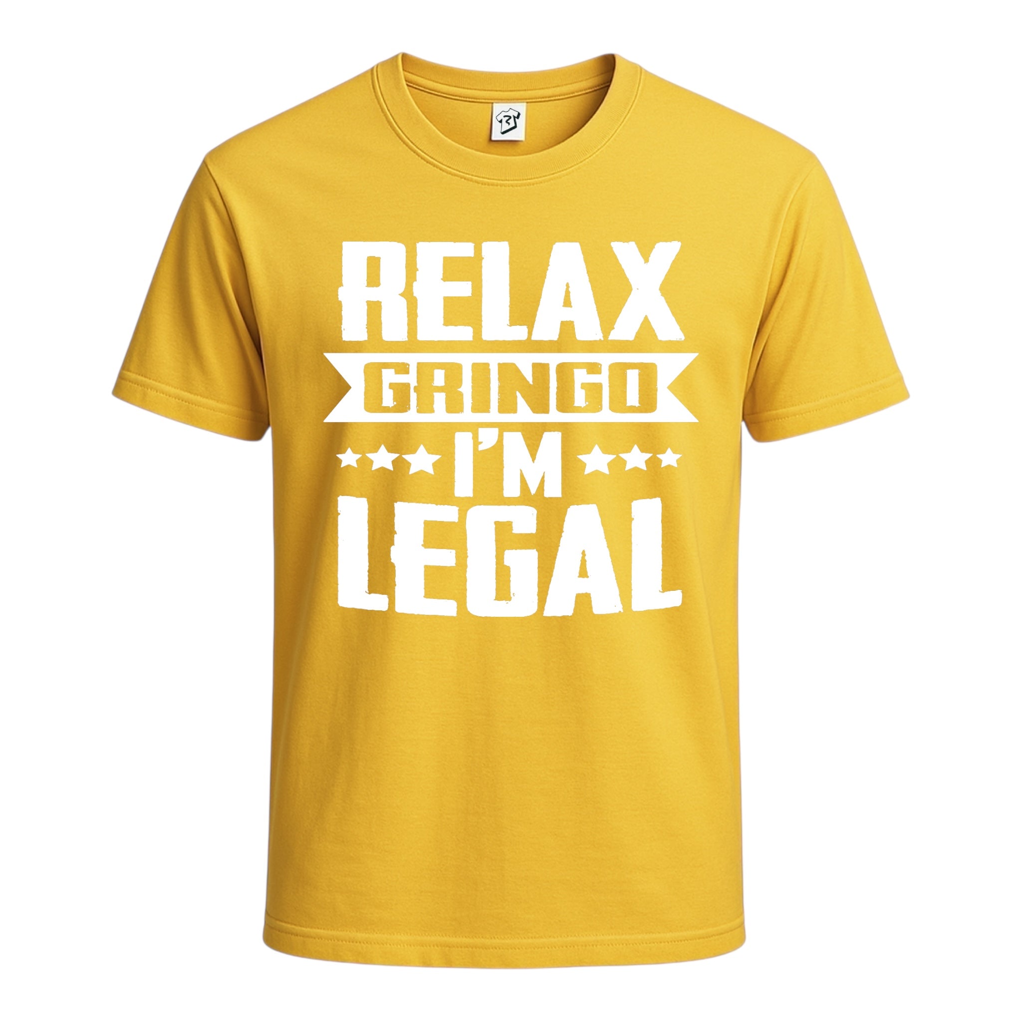 Tees Club graphic tee Relax Gringo I'm Legal - Cotton Tee Navy Size 2XL detail