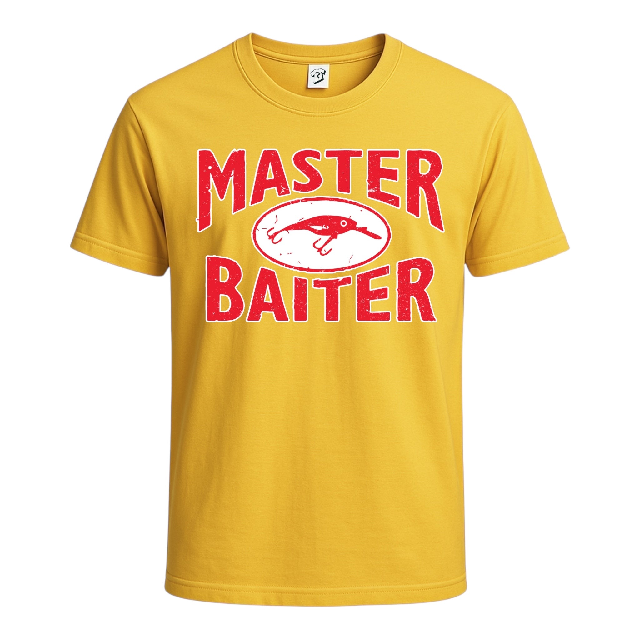 Tees Club graphic tee Master Baiter - Cotton Tee Navy Size 2XL detail
