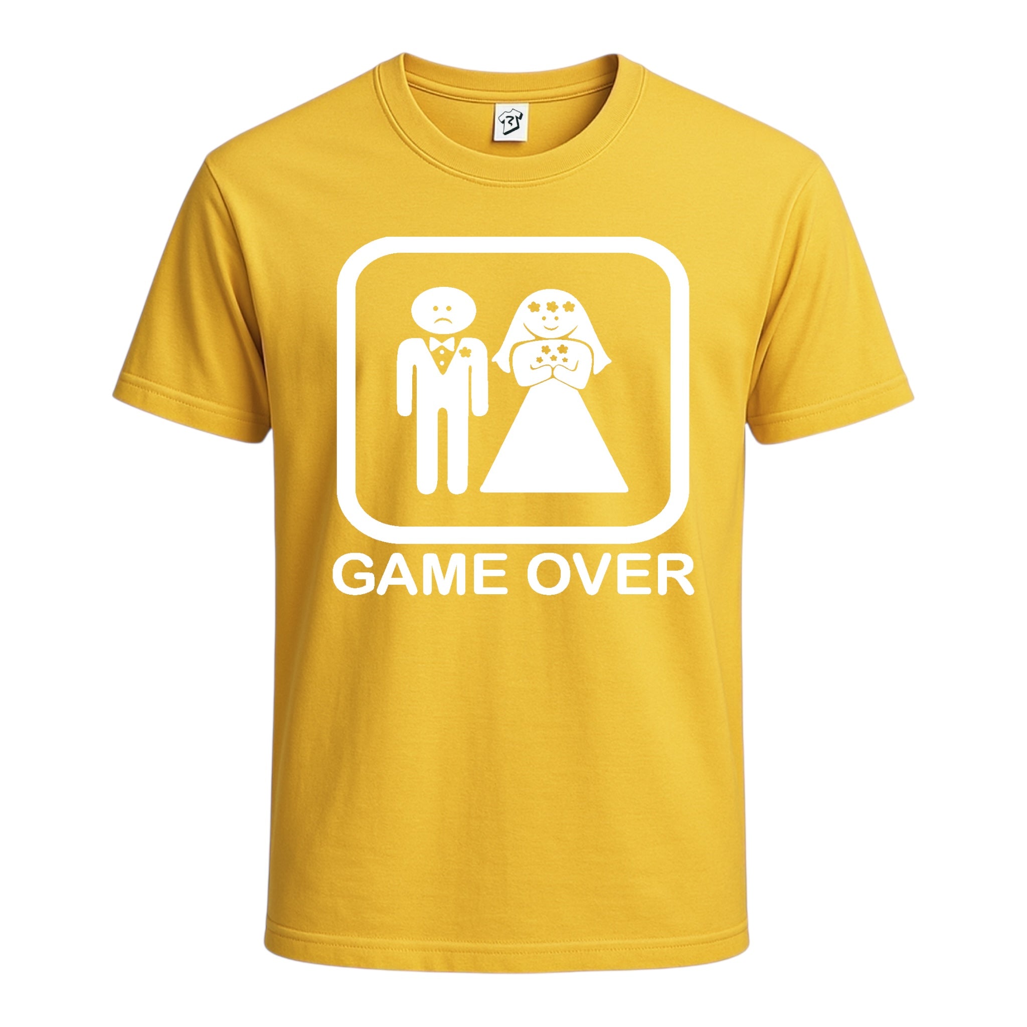 Tees Club graphic tee Game Over - Cotton Tee Navy Size 2XL detail