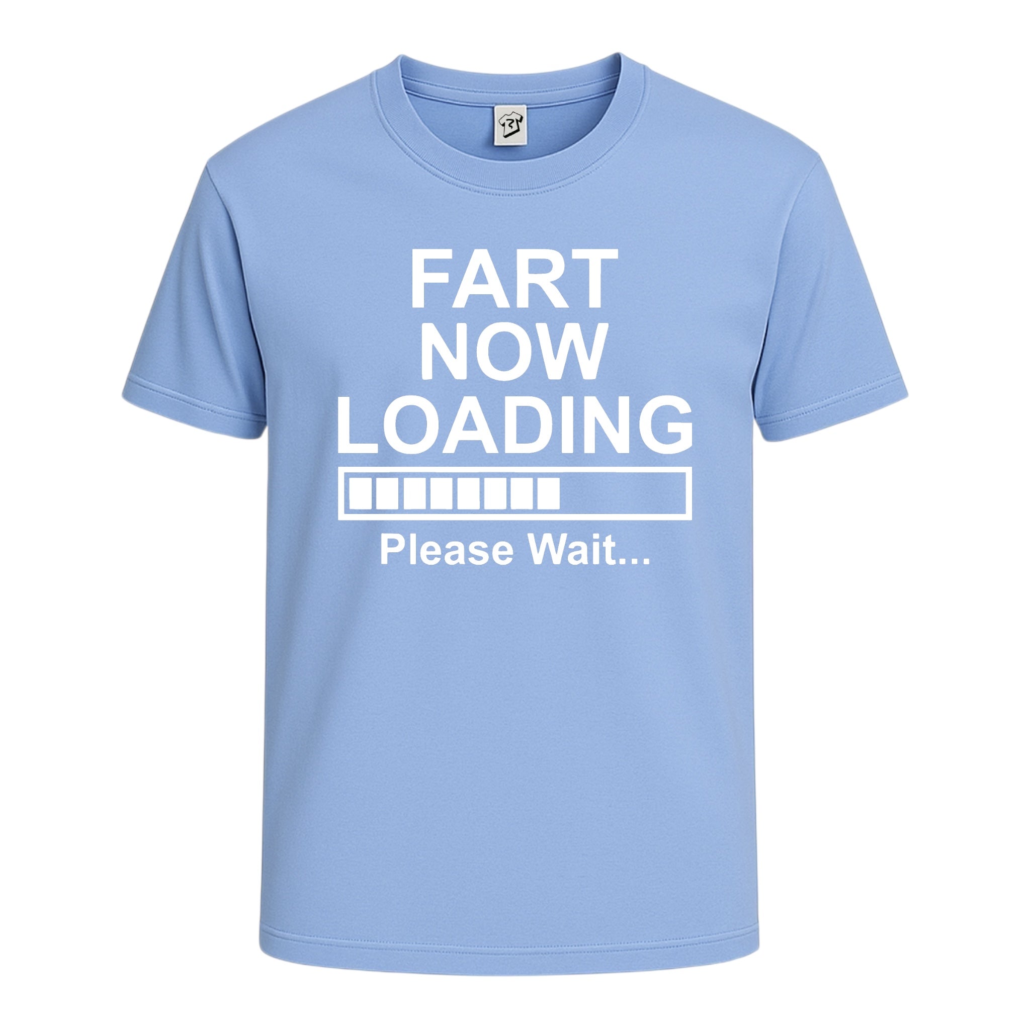 Tees Club graphic tee Fart Loading - Cotton Tee Navy Size S back view