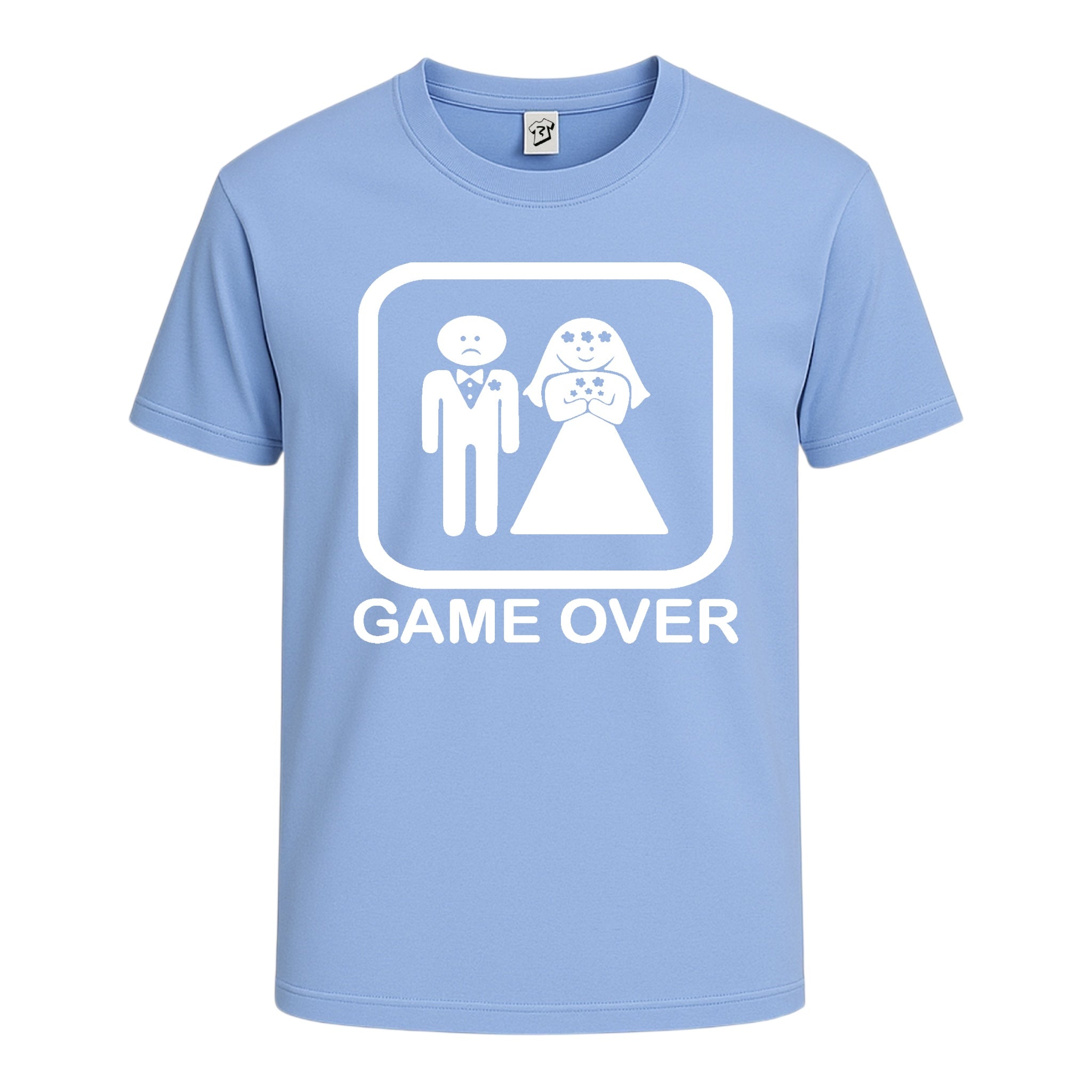 Tees Club graphic tee Game Over - Cotton Tee Navy Size L detail