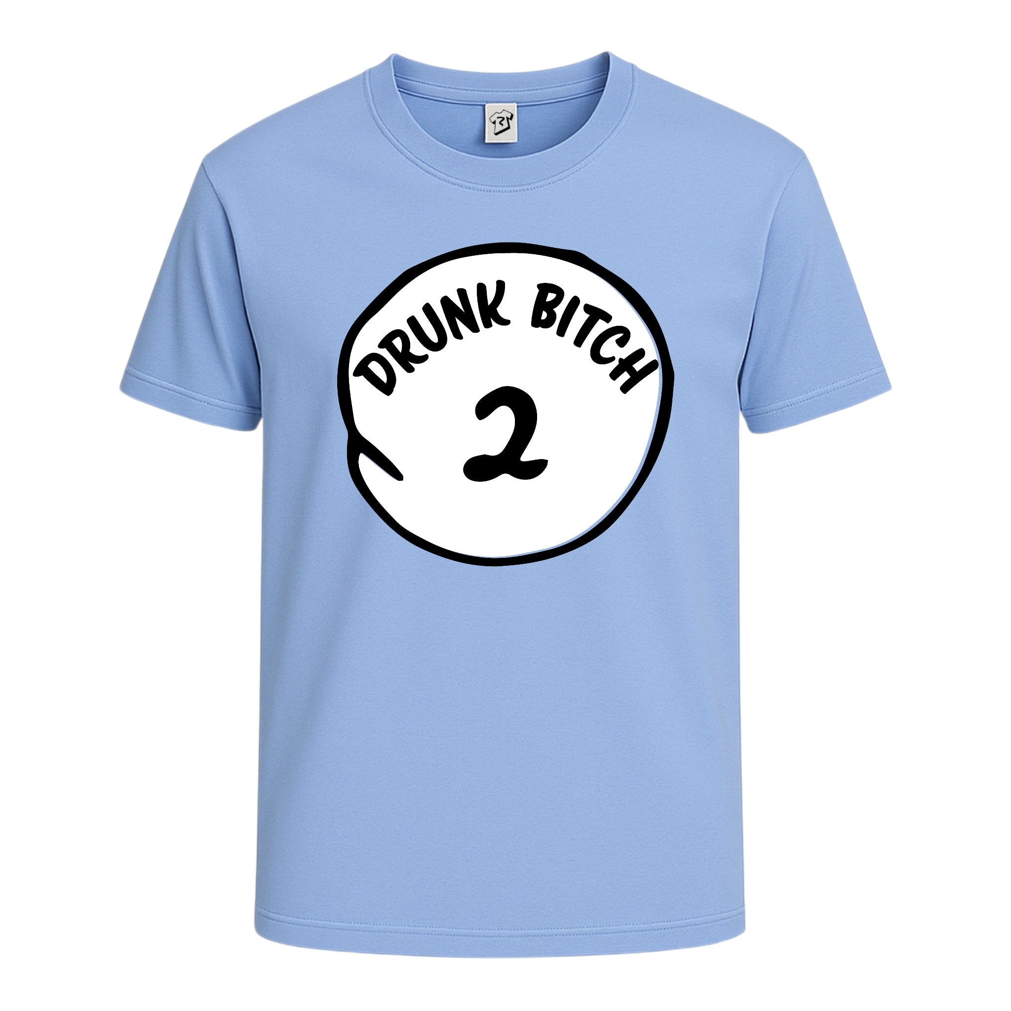 Tees Club graphic tee Drunk Bitch 2 - Cotton Tee Navy Size XL detail