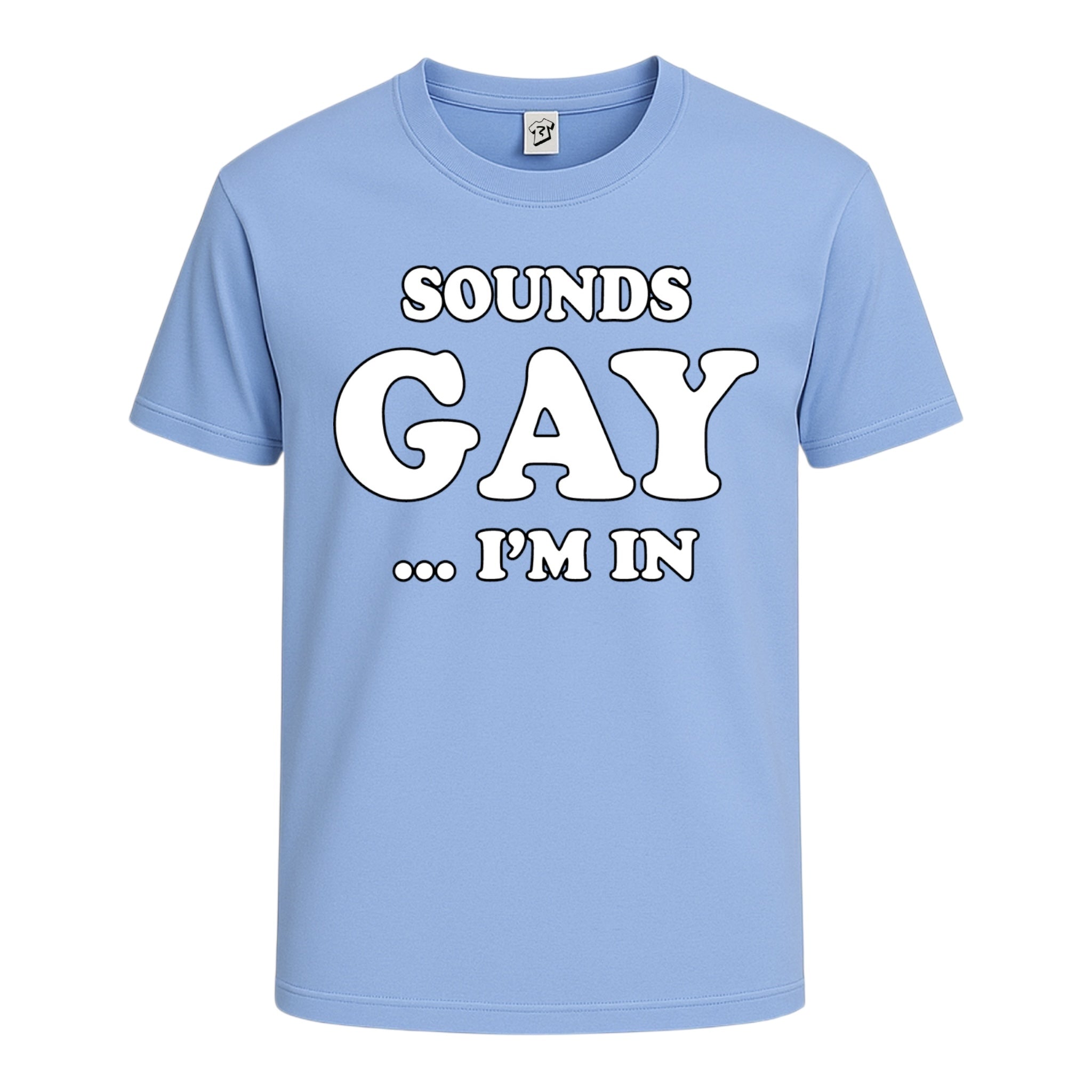 Tees Club graphic tee Sounds Gay I'm In - Cotton Tee Navy Size XL detail