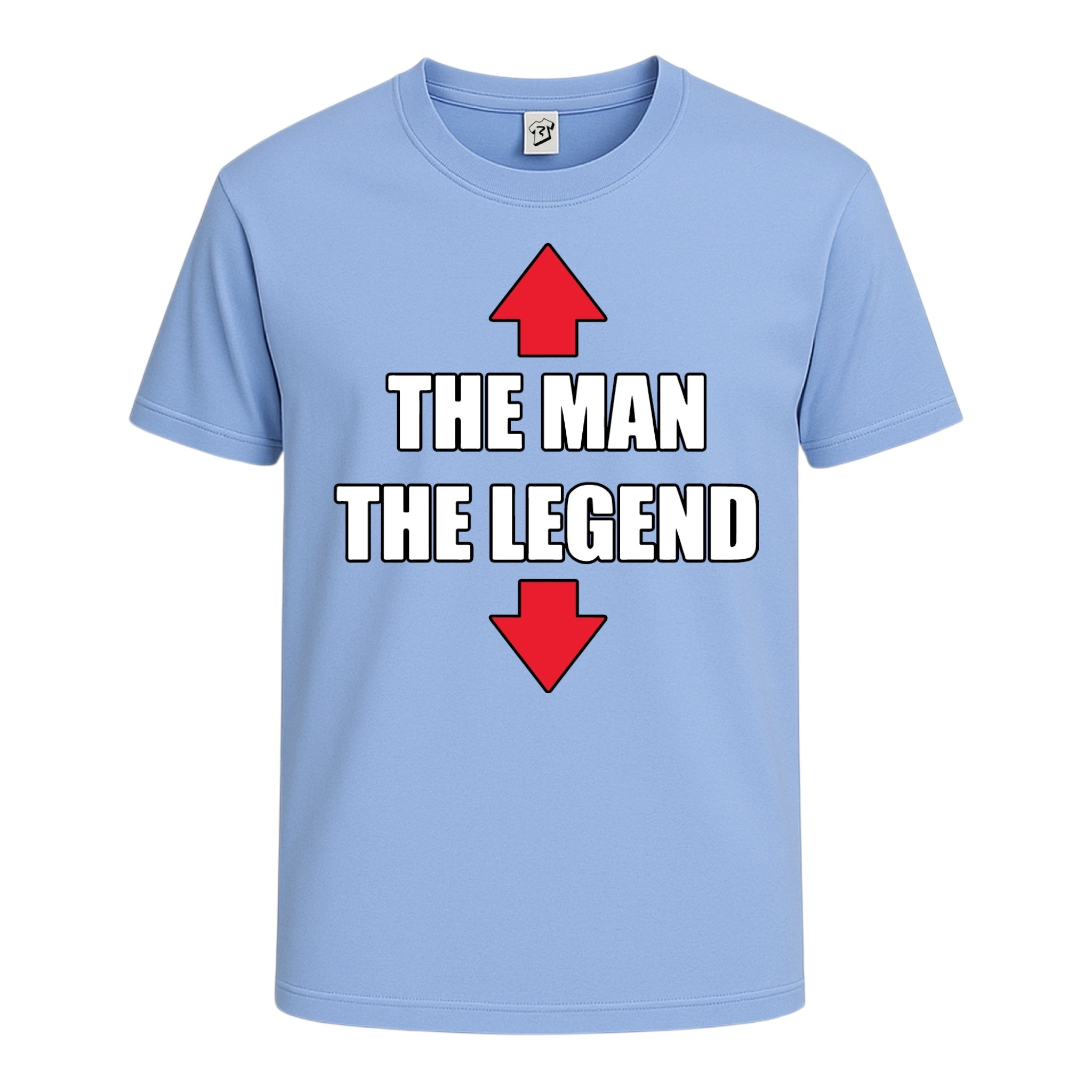 Tees Club graphic tee The Man The Legend - Cotton Tee Navy Size L detail