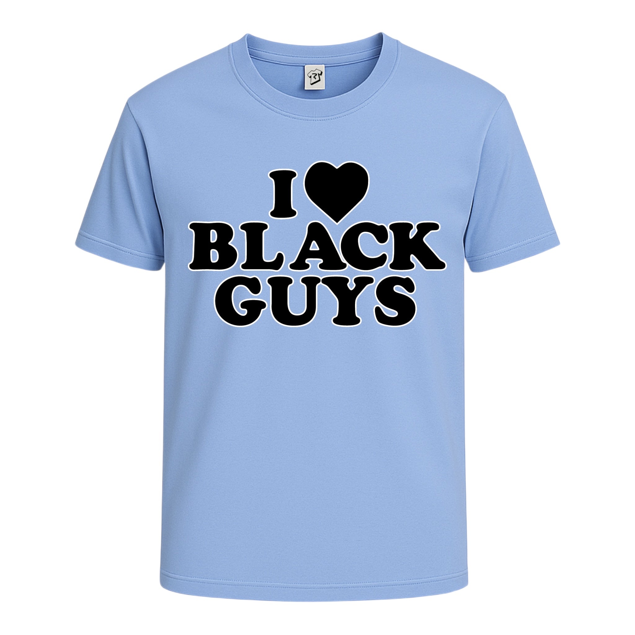 I ❤ Black Guys (Black) Cotton Tee