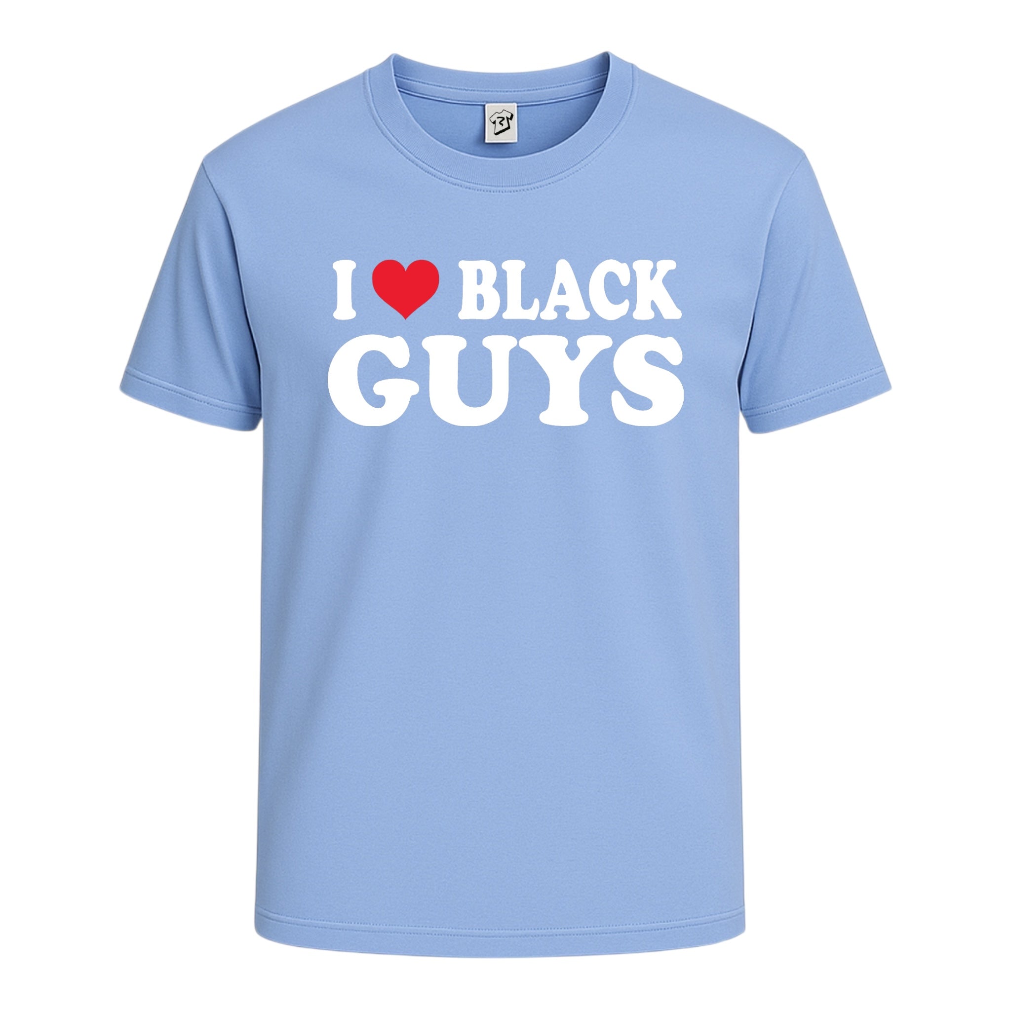 Tees Club graphic tee I Love Black Guys - Cotton Tee Navy Size L detail