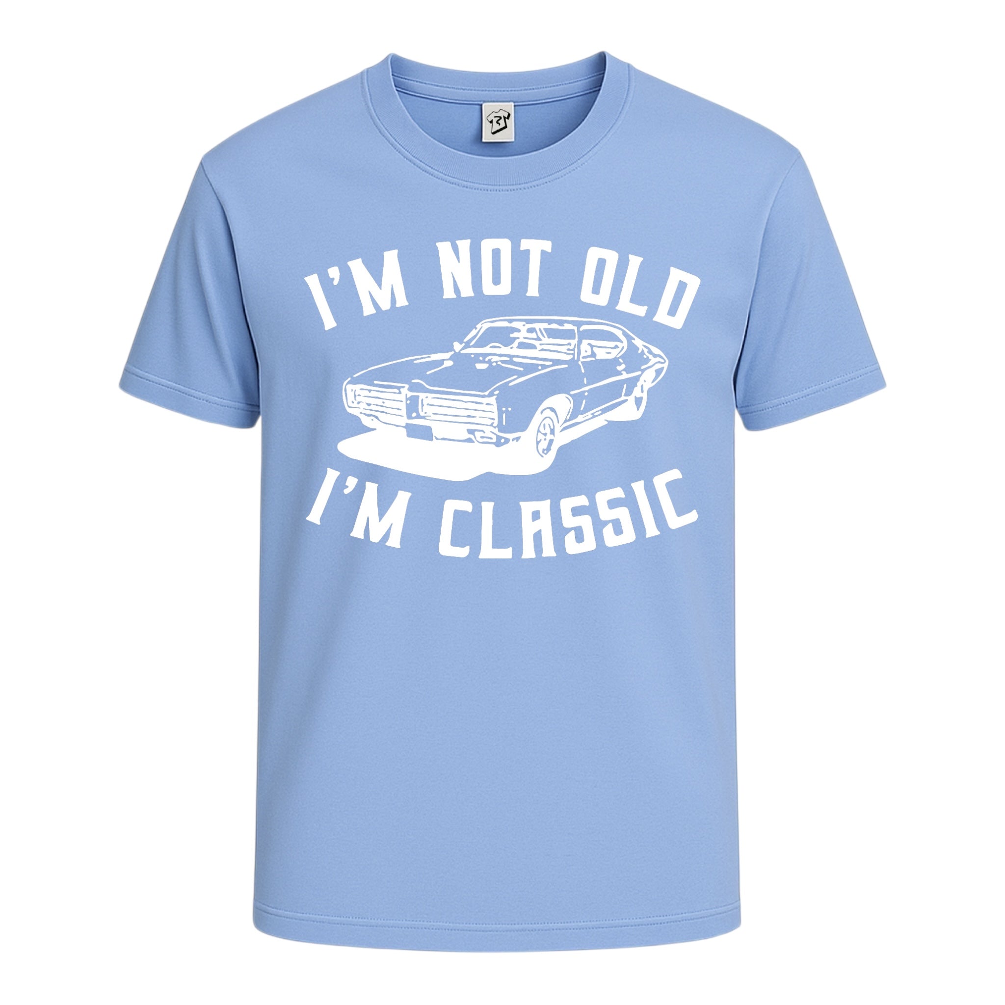 Tees Club graphic tee I'm Not Old I'm Classic - Cotton Tee Navy Size L detail