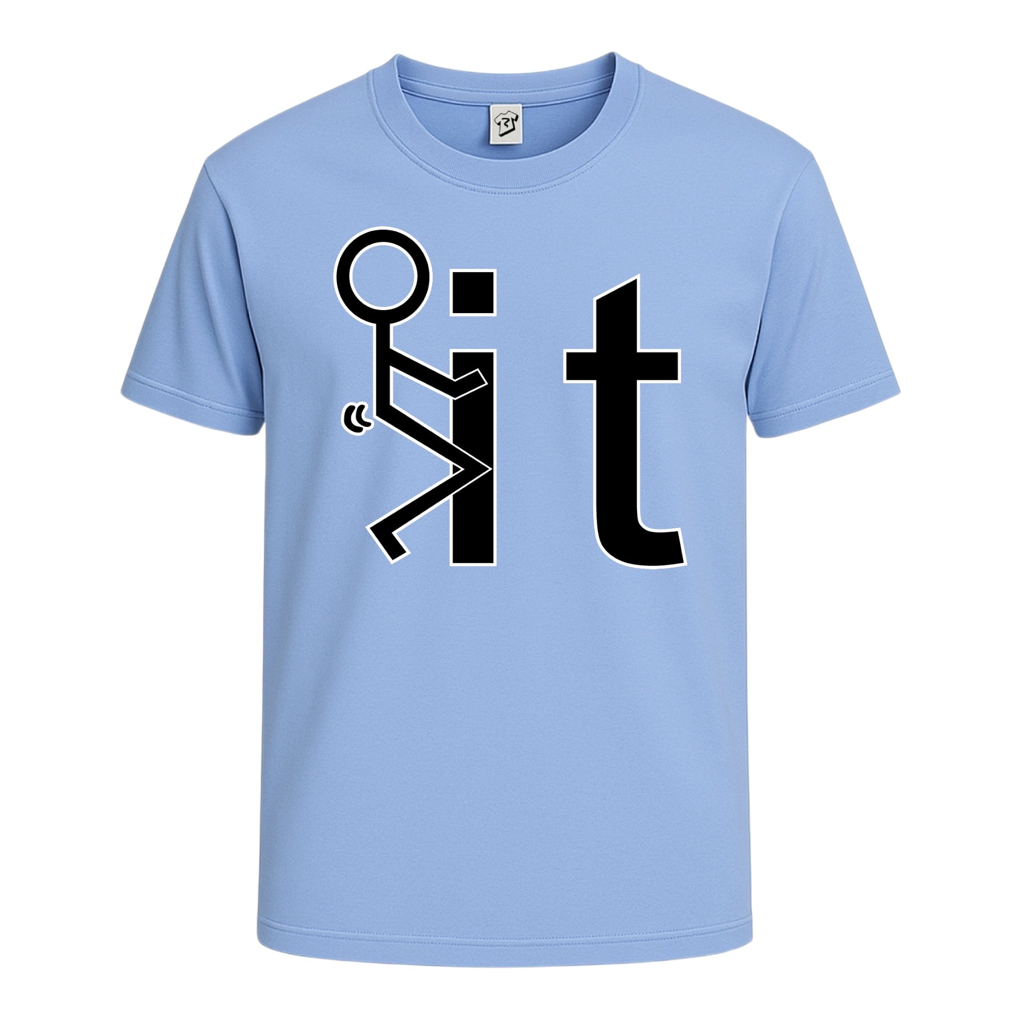 Tees Club graphic tee Fuck It - Cotton Tee Navy Size L detail