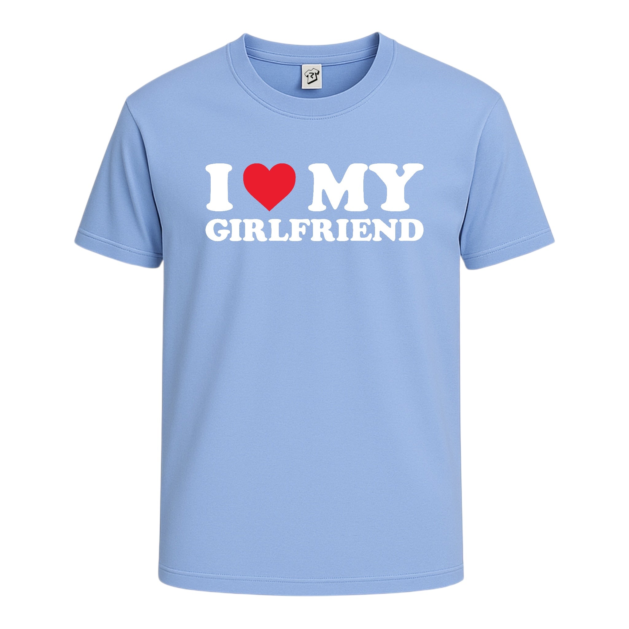 Tees Club graphic tee I Love My Girlfriend - Cotton Tee Navy Size L detail