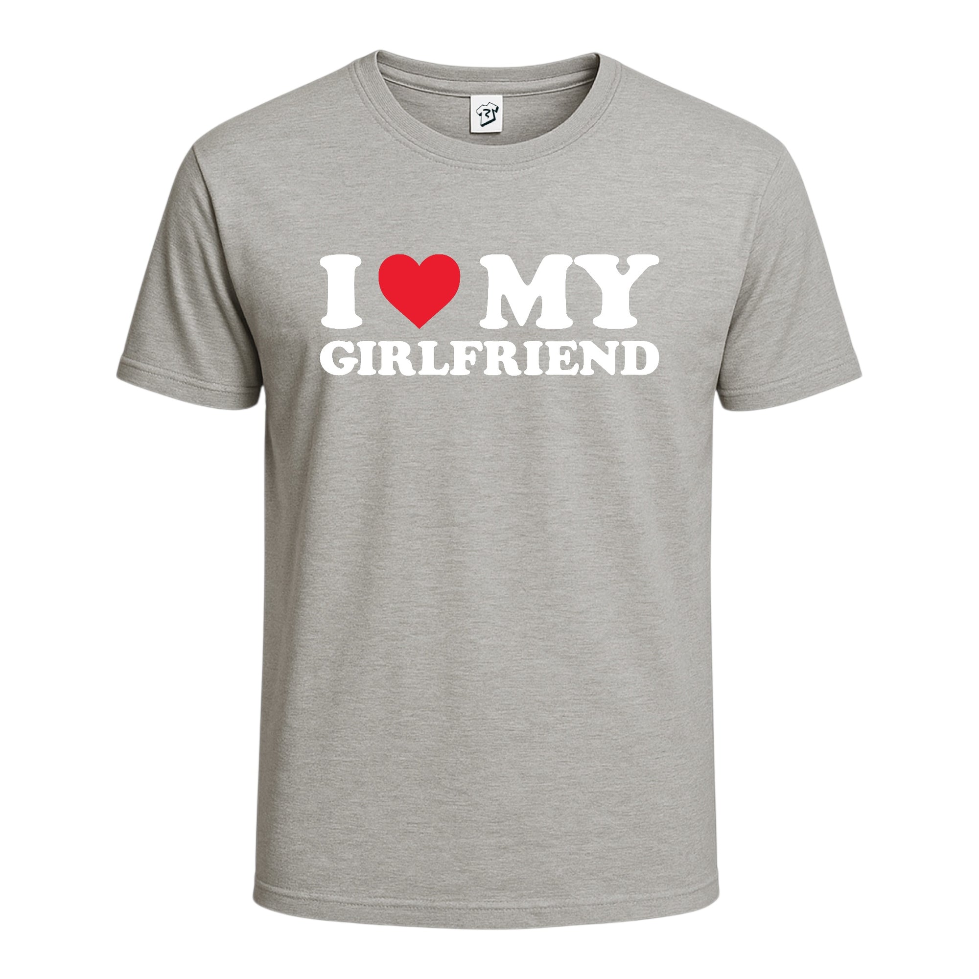 Tees Club graphic tee I Love My Girlfriend - Cotton Tee Navy Size S back view
