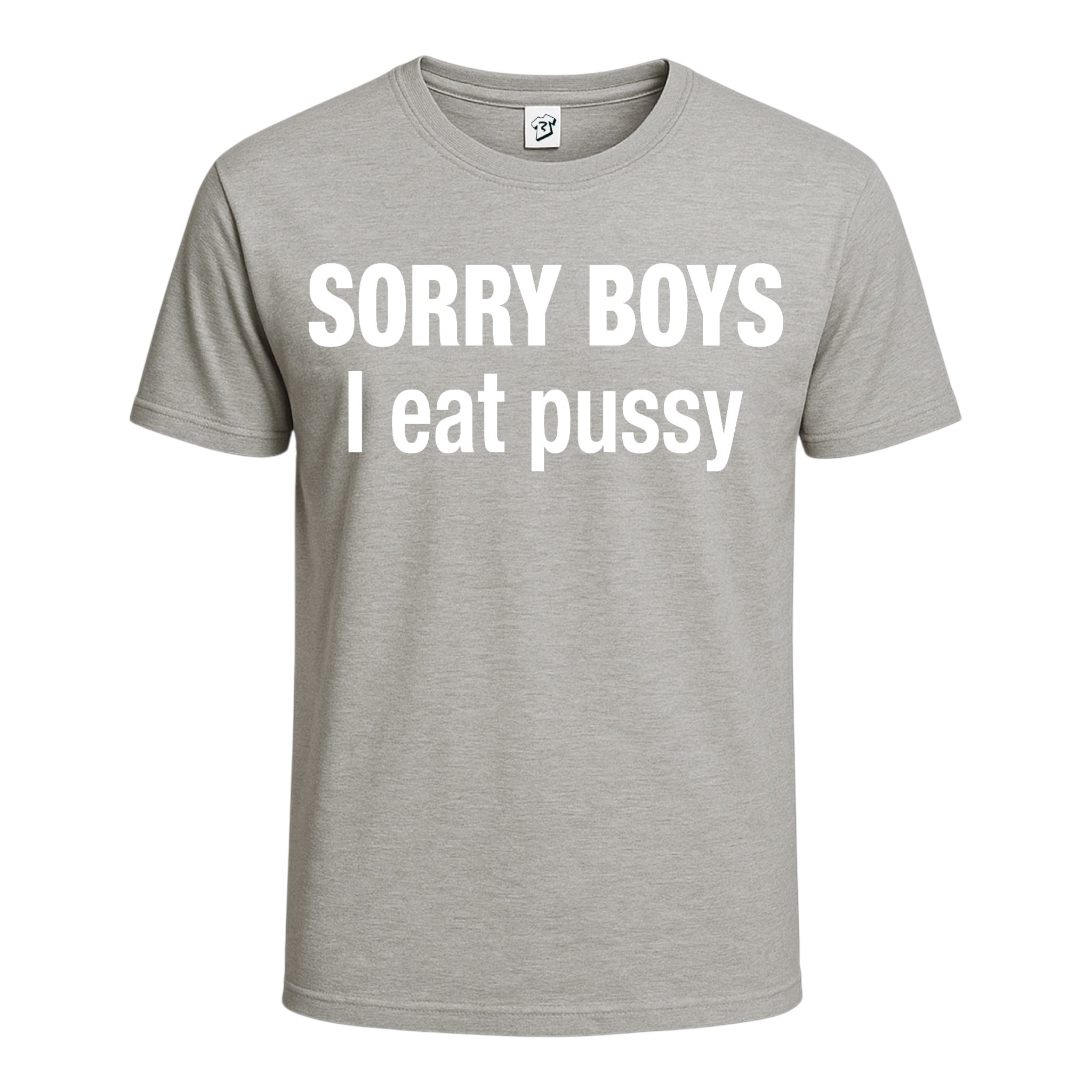 Tees Club graphic tee Sorry Boys I Eat Pussy - Cotton Tee Navy Size L detail