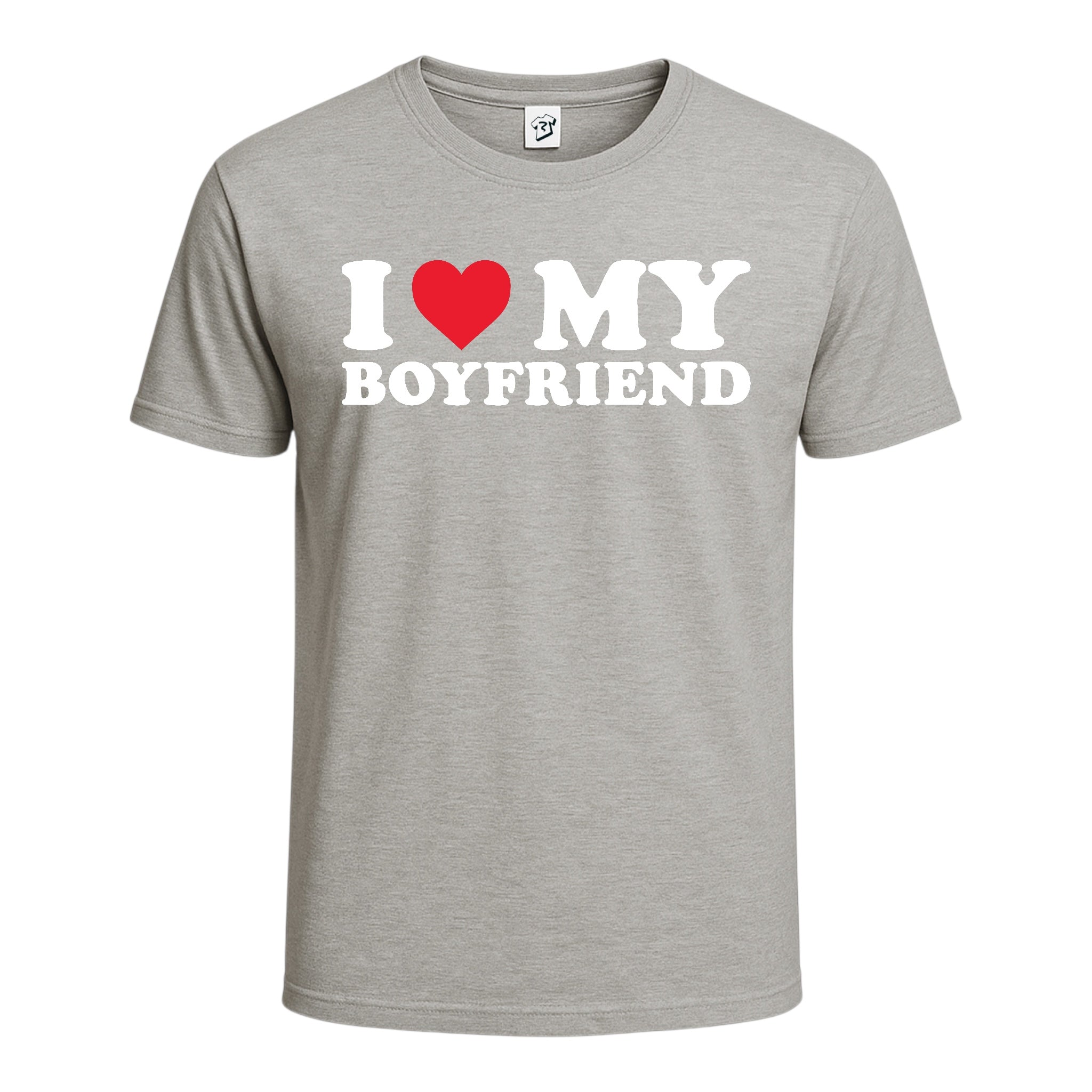 Tees Club graphic tee I Love My Boyfriend - Cotton Tee Navy Size L detail