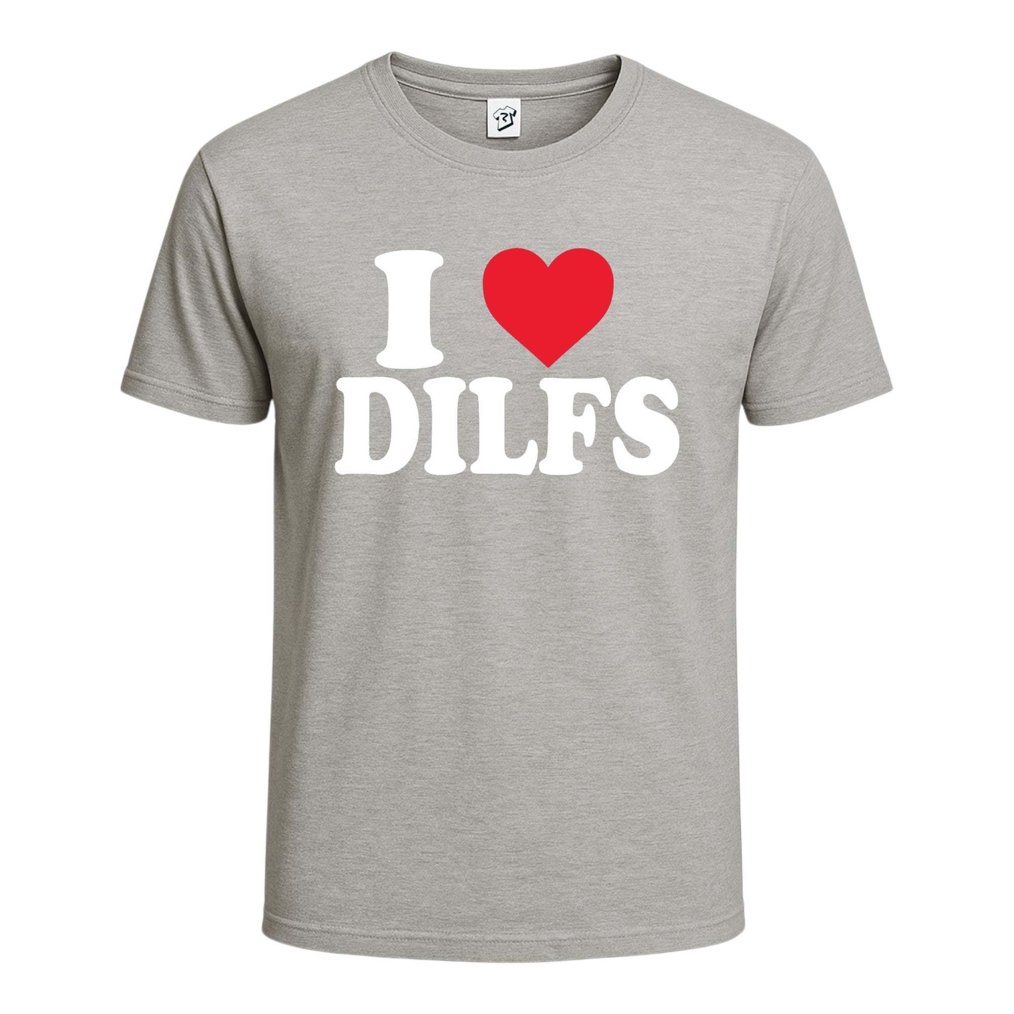 Tees Club graphic tee I Love DILFS - Cotton Tee Navy Size S back view