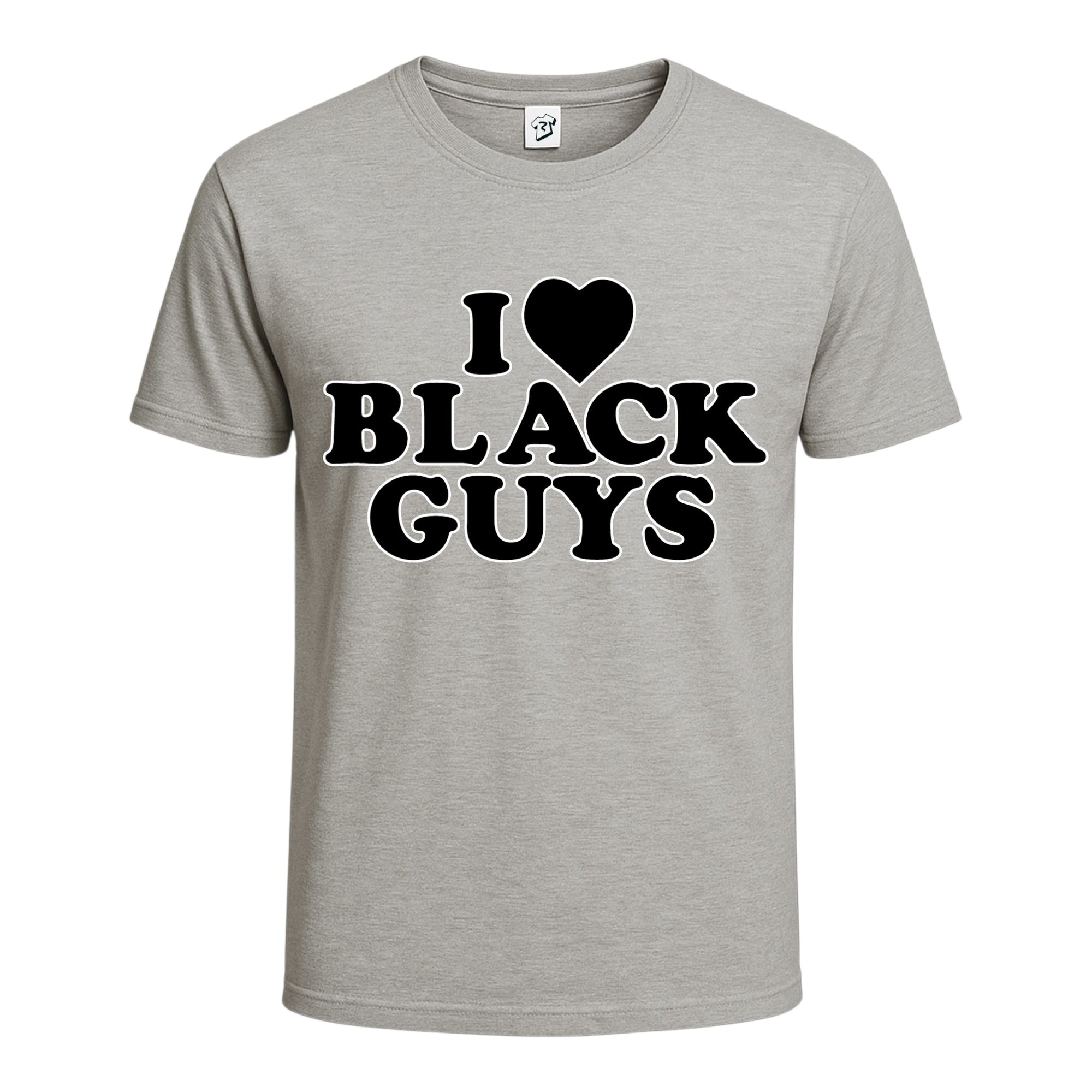 I ❤ Black Guys (Black) Cotton Tee