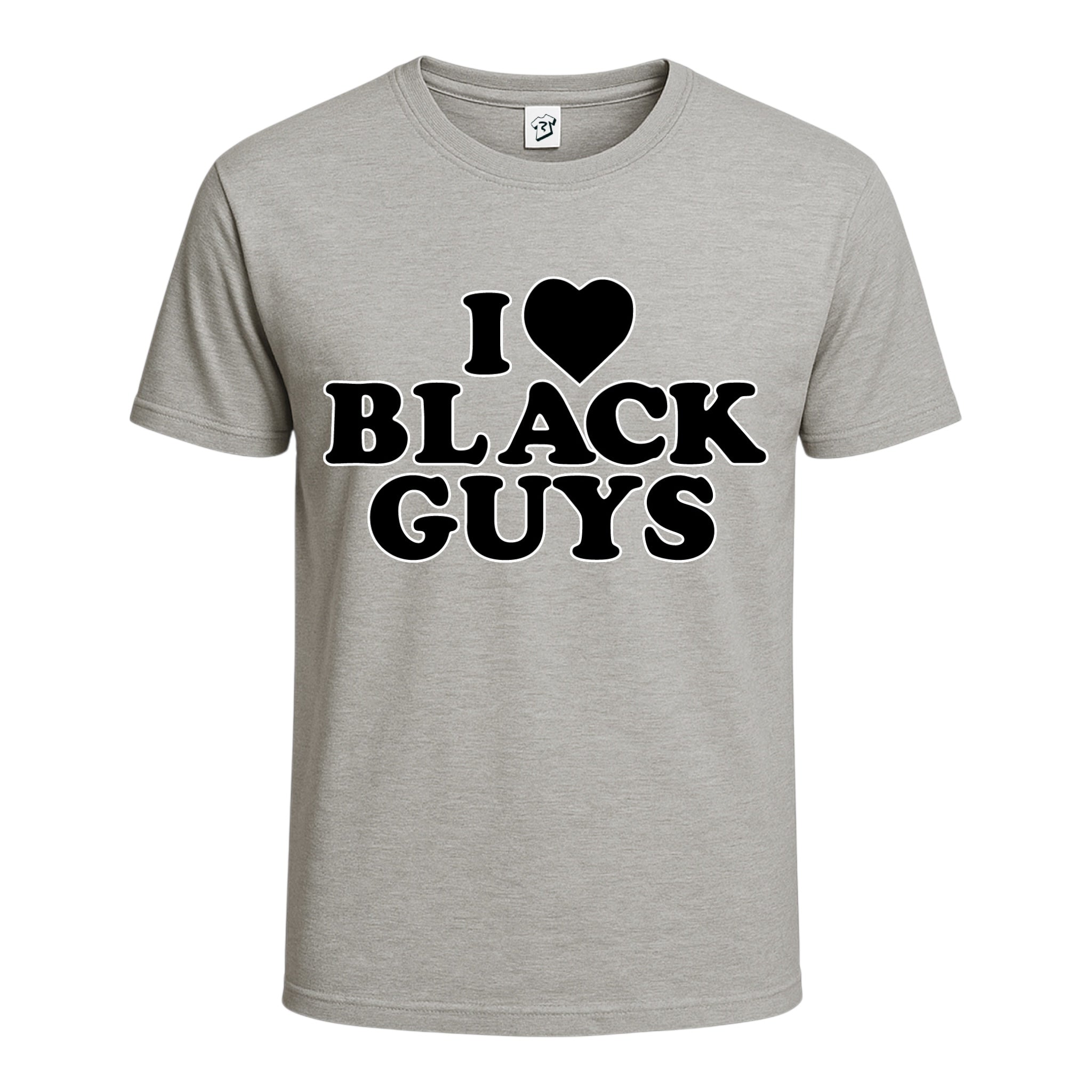I ❤ Black Guys (Black) Cotton Tee