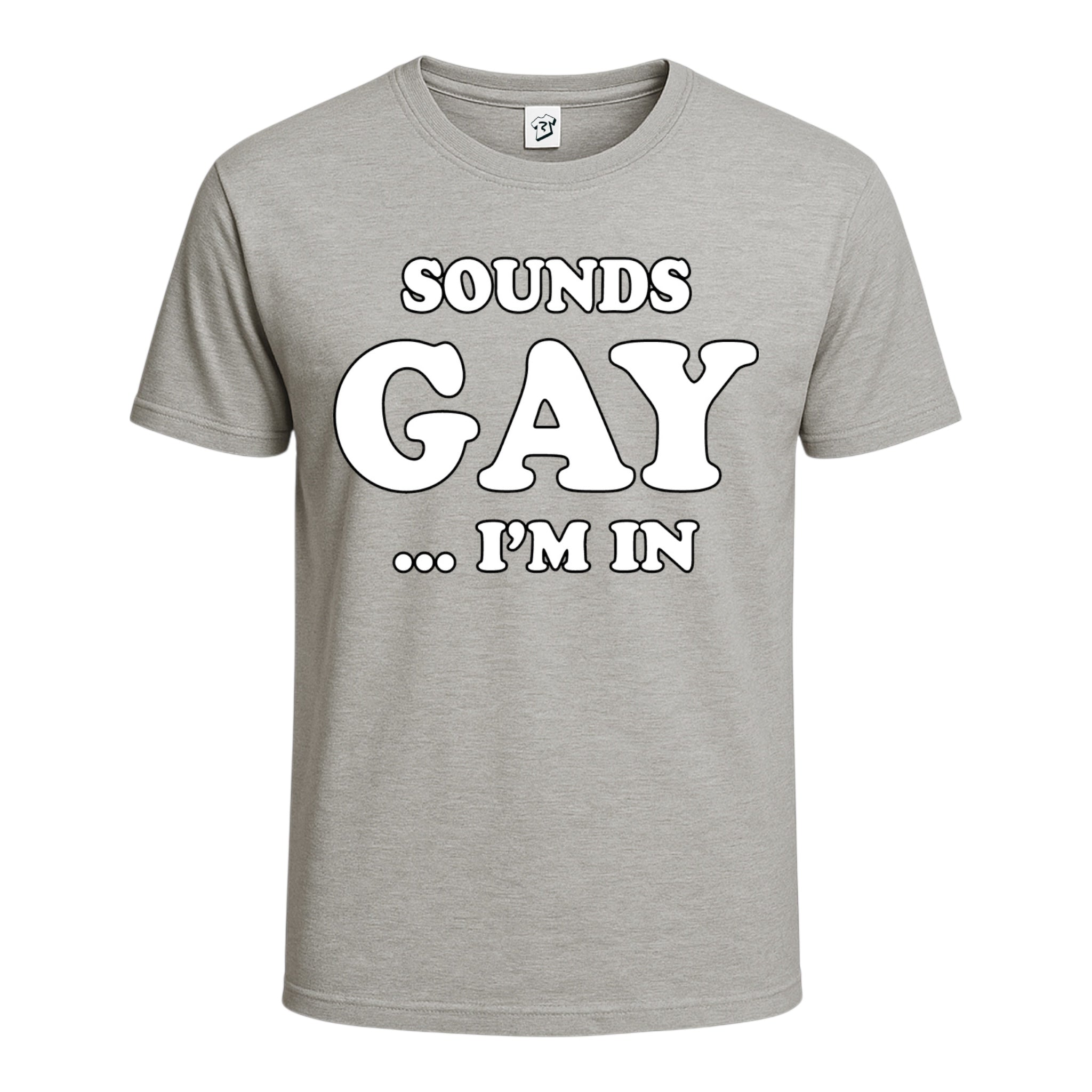 Tees Club graphic tee Sounds Gay I'm In - Cotton Tee Navy Size XL detail