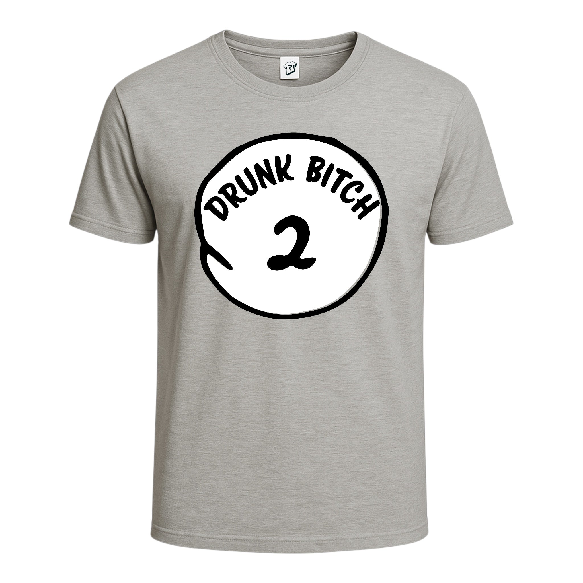 Tees Club graphic tee Drunk Bitch 2 - Cotton Tee Navy Size L detail