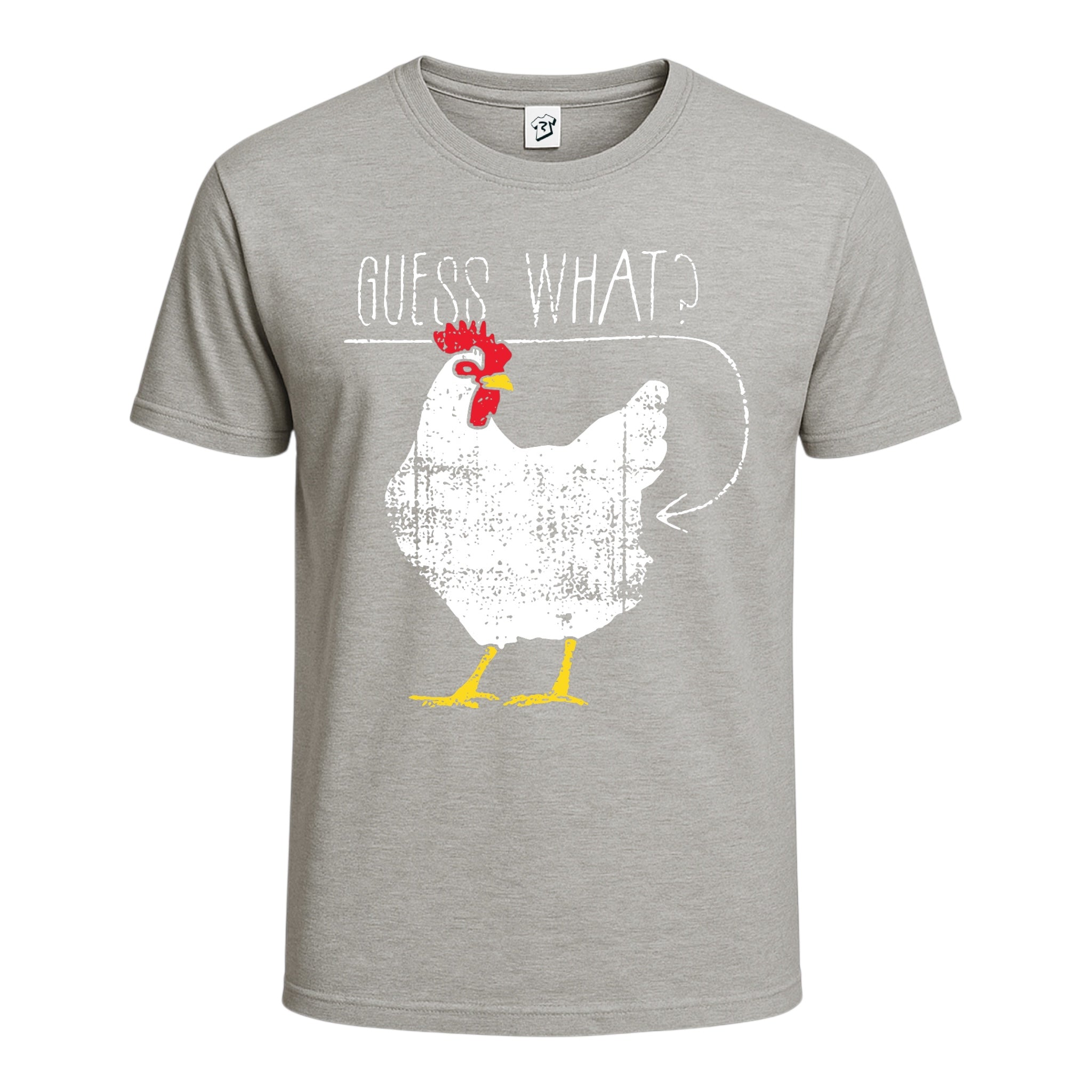 Tees Club graphic tee Guess What Chicken Butt - Cotton Tee Navy Size L detail