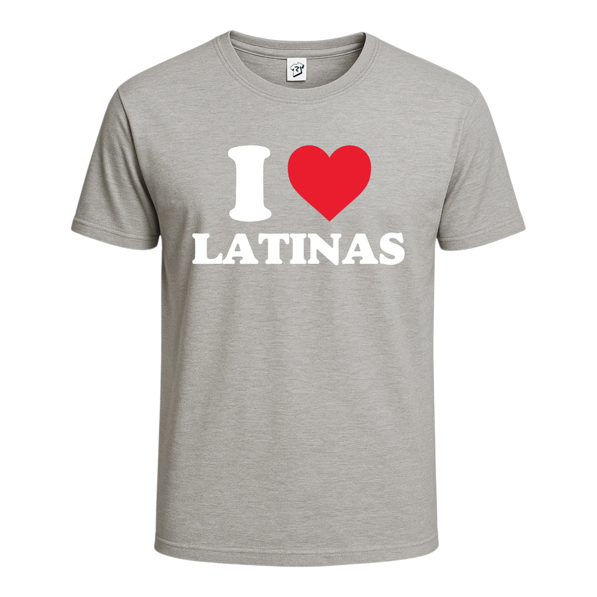 Tees Club graphic tee I Love Latinas - Cotton Tee Navy Size S back view