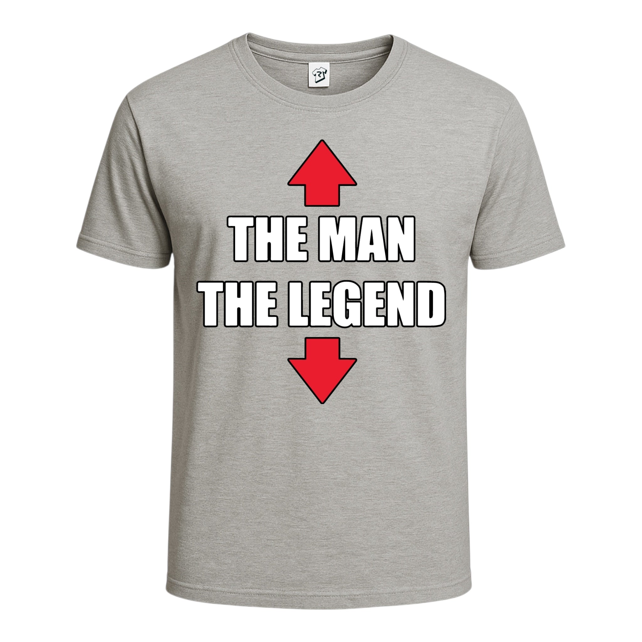 Tees Club graphic tee The Man The Legend - Cotton Tee Navy Size L detail