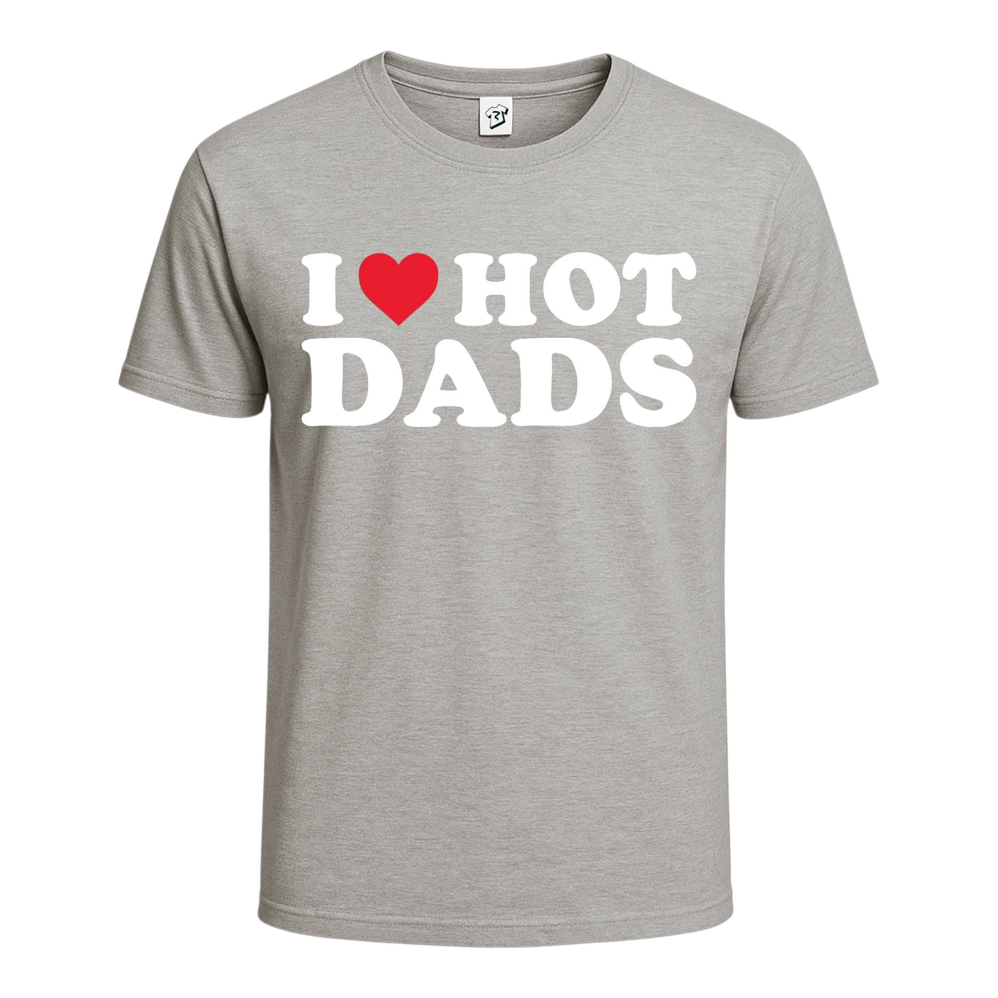 I ❤ Hot Dads Cotton Tee