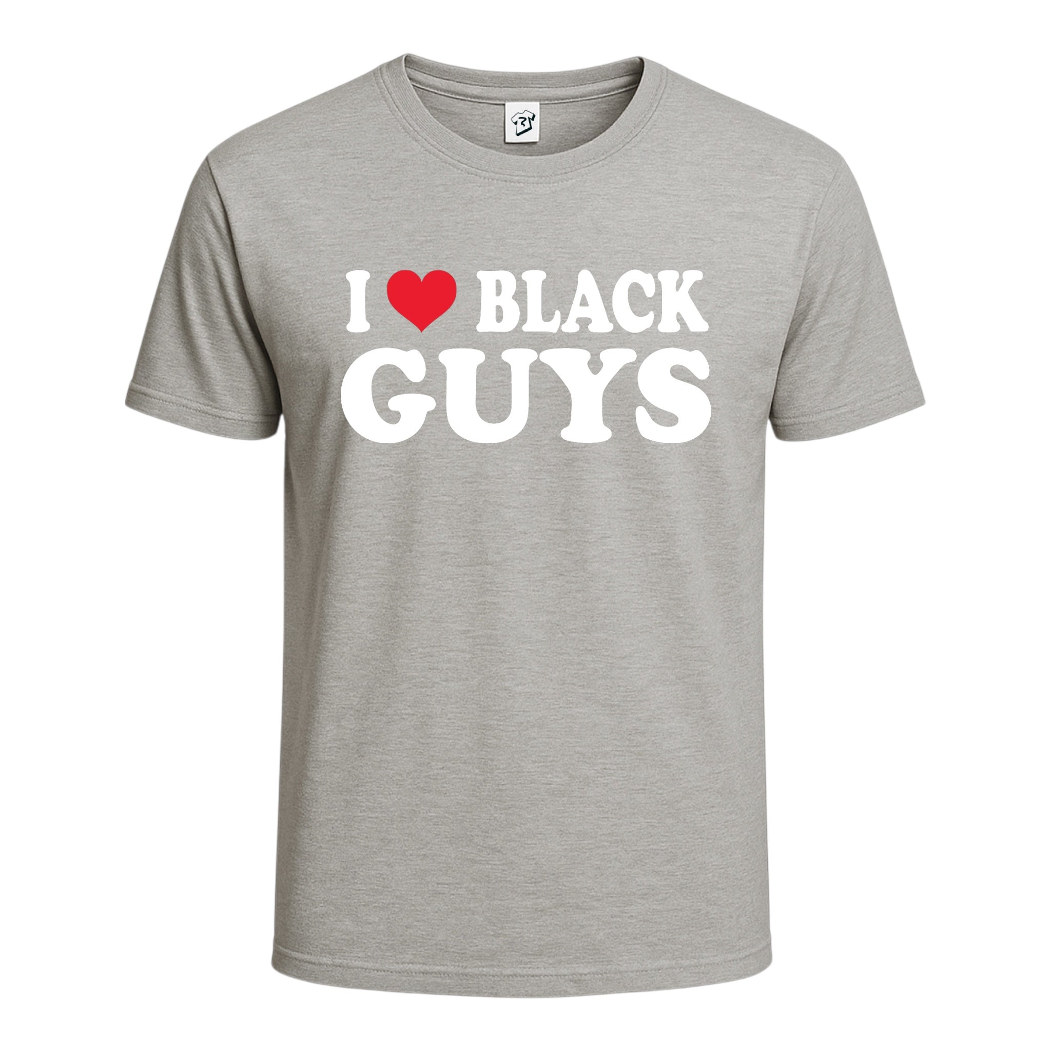 Tees Club graphic tee I Love Black Guys - Cotton Tee Navy Size L detail