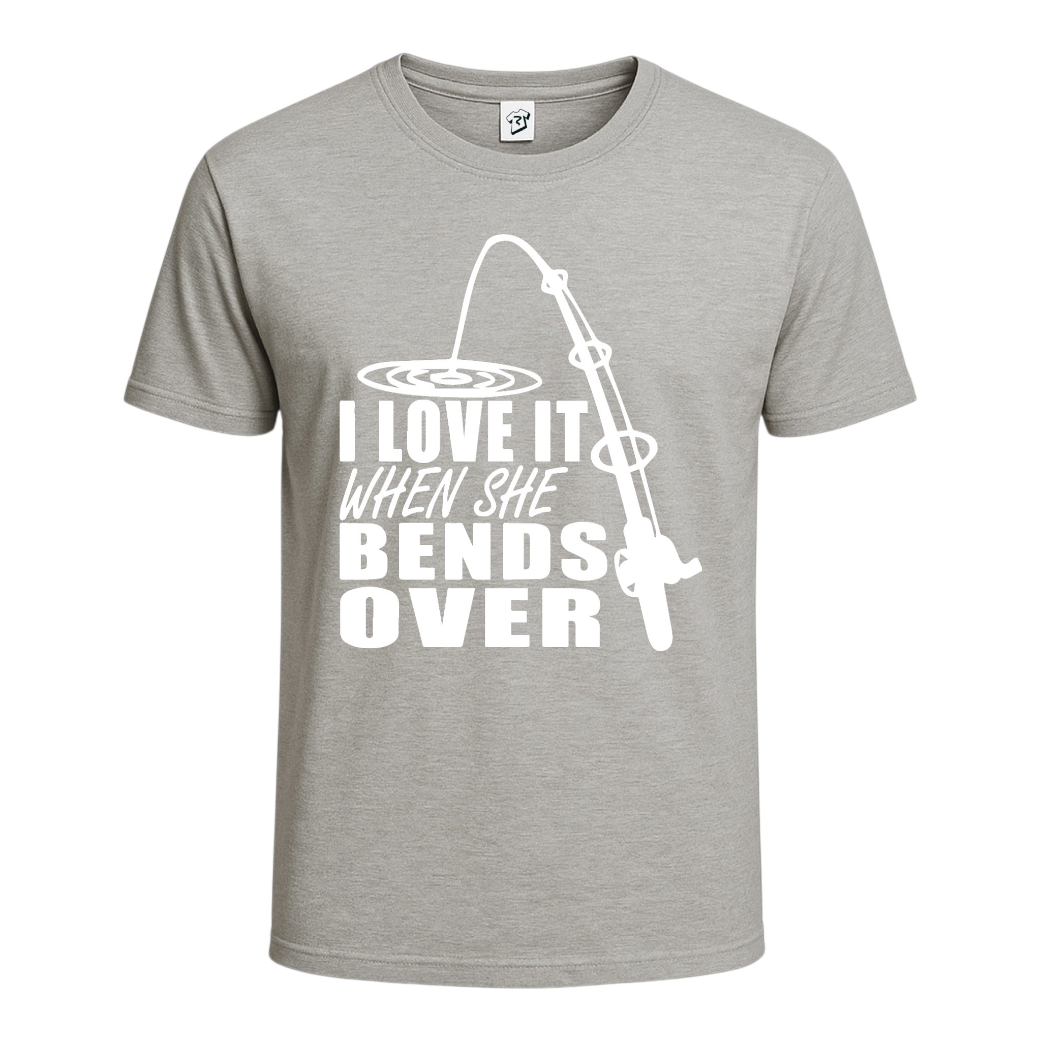 Tees Club graphic tee I Love It When She Bends Over - Cotton Tee Navy Size L detail