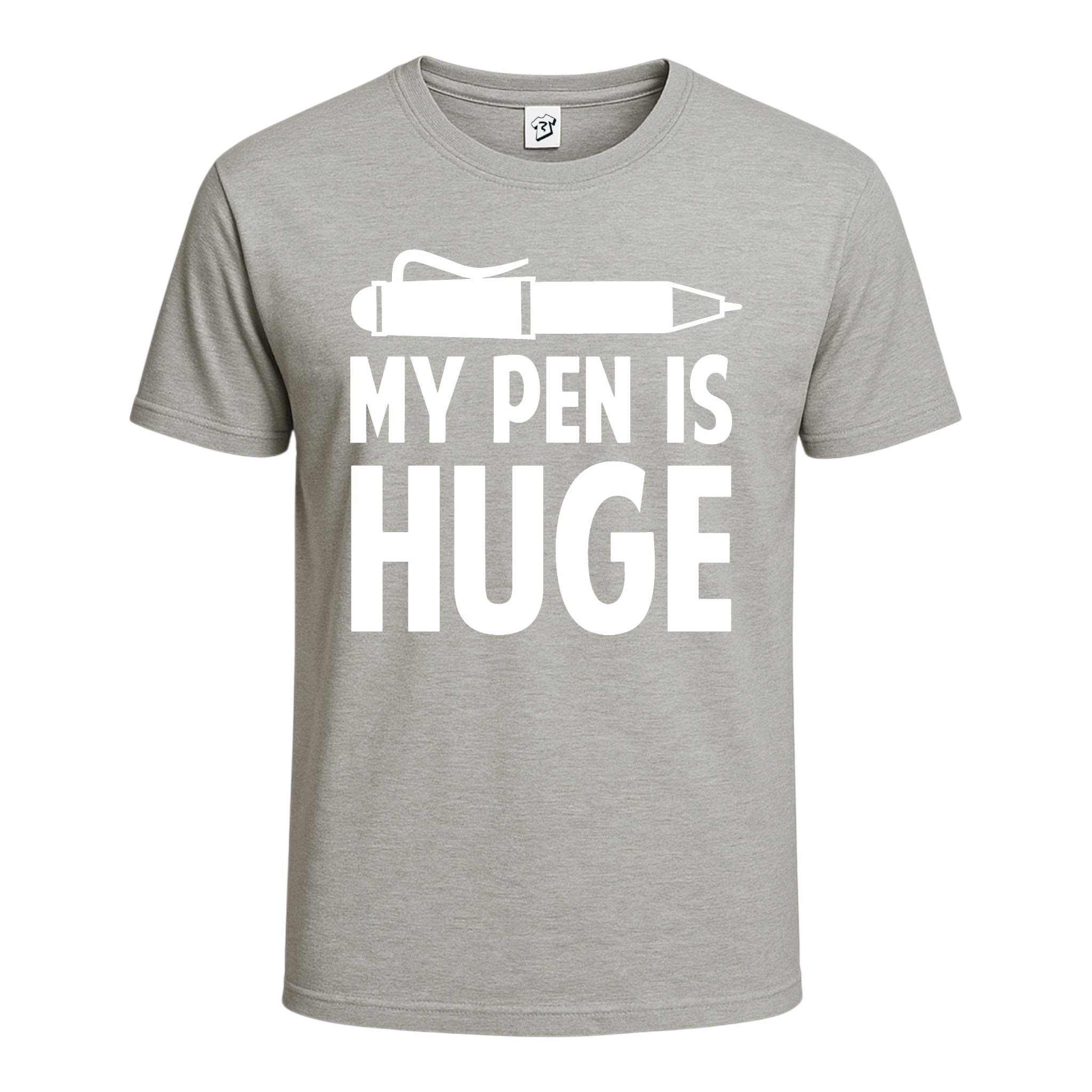 Tees Club graphic tee My Pen Is Huge - Cotton Tee Navy Size M detail
