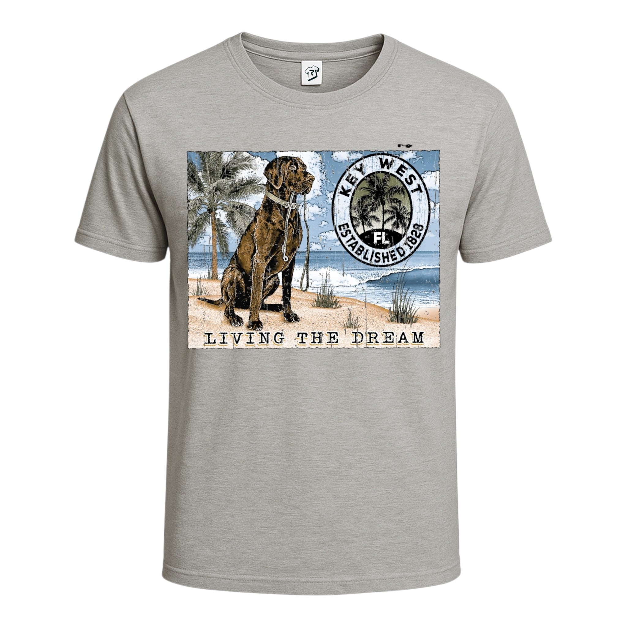 Black Lab Dog KW Cotton Tee