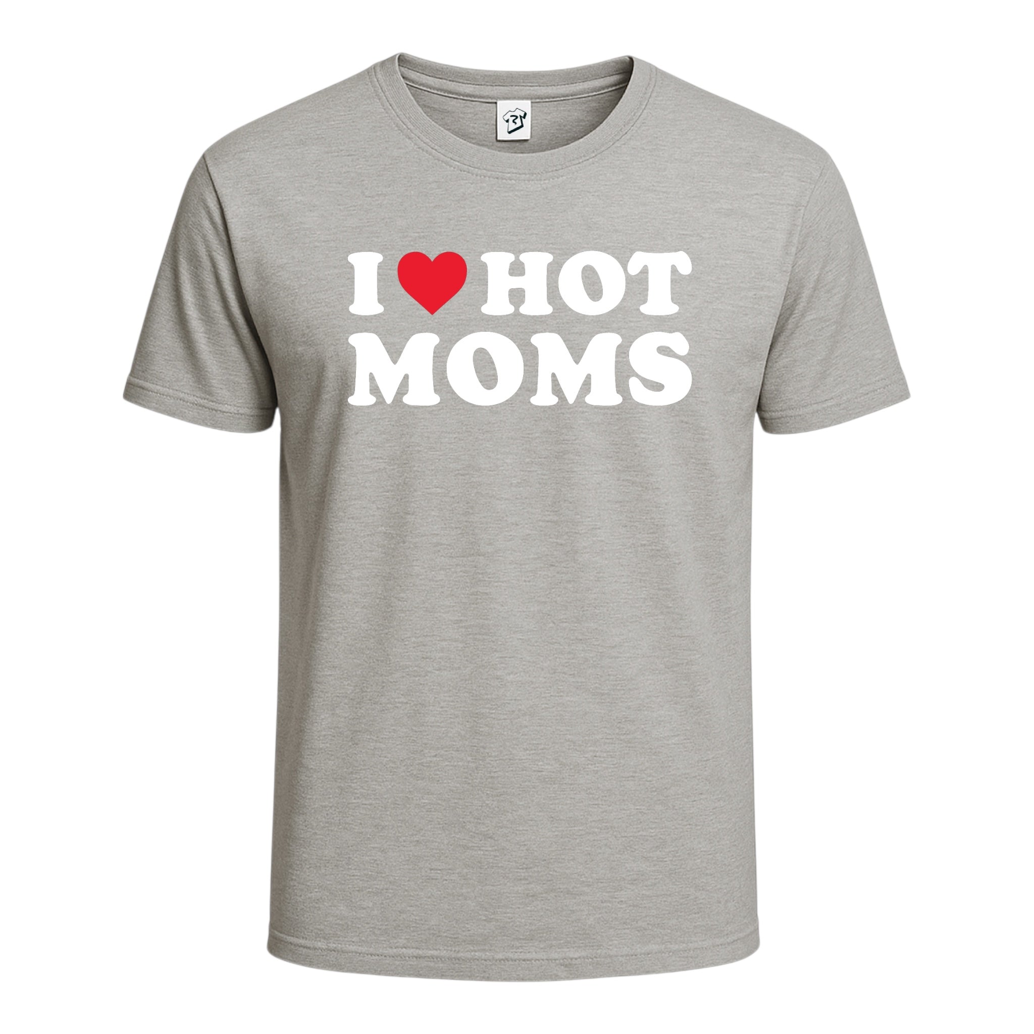 Tees Club graphic tee I Love Hot Moms - Cotton Tee Navy Size L detail