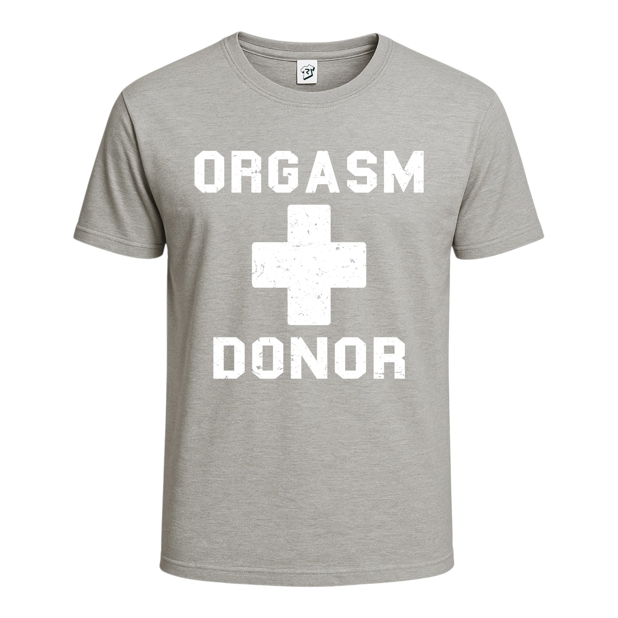 Tees Club graphic tee Orgasm Donor - Cotton Tee Navy Size L detail