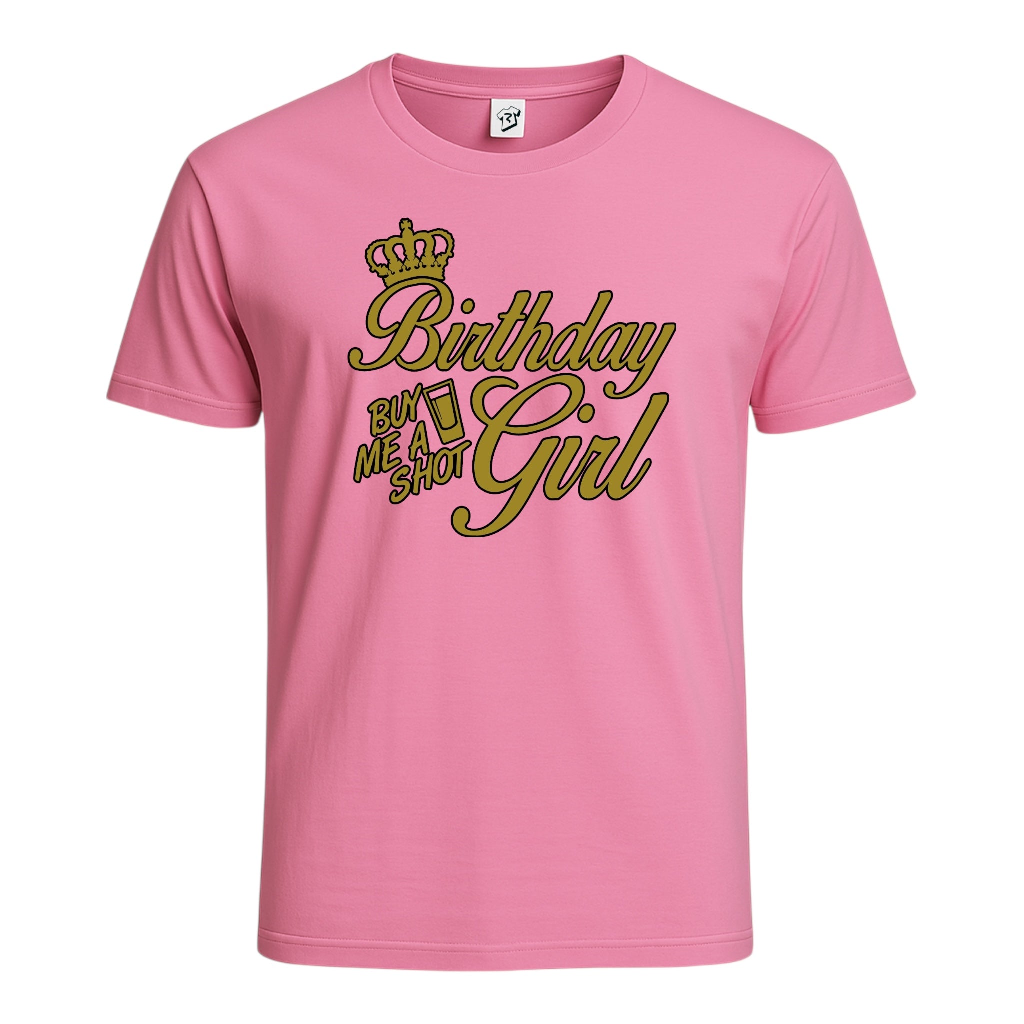 Tees Club graphic tee Birthday Girl (Buy Me a Shot) - Cotton Tee Navy Size M detail