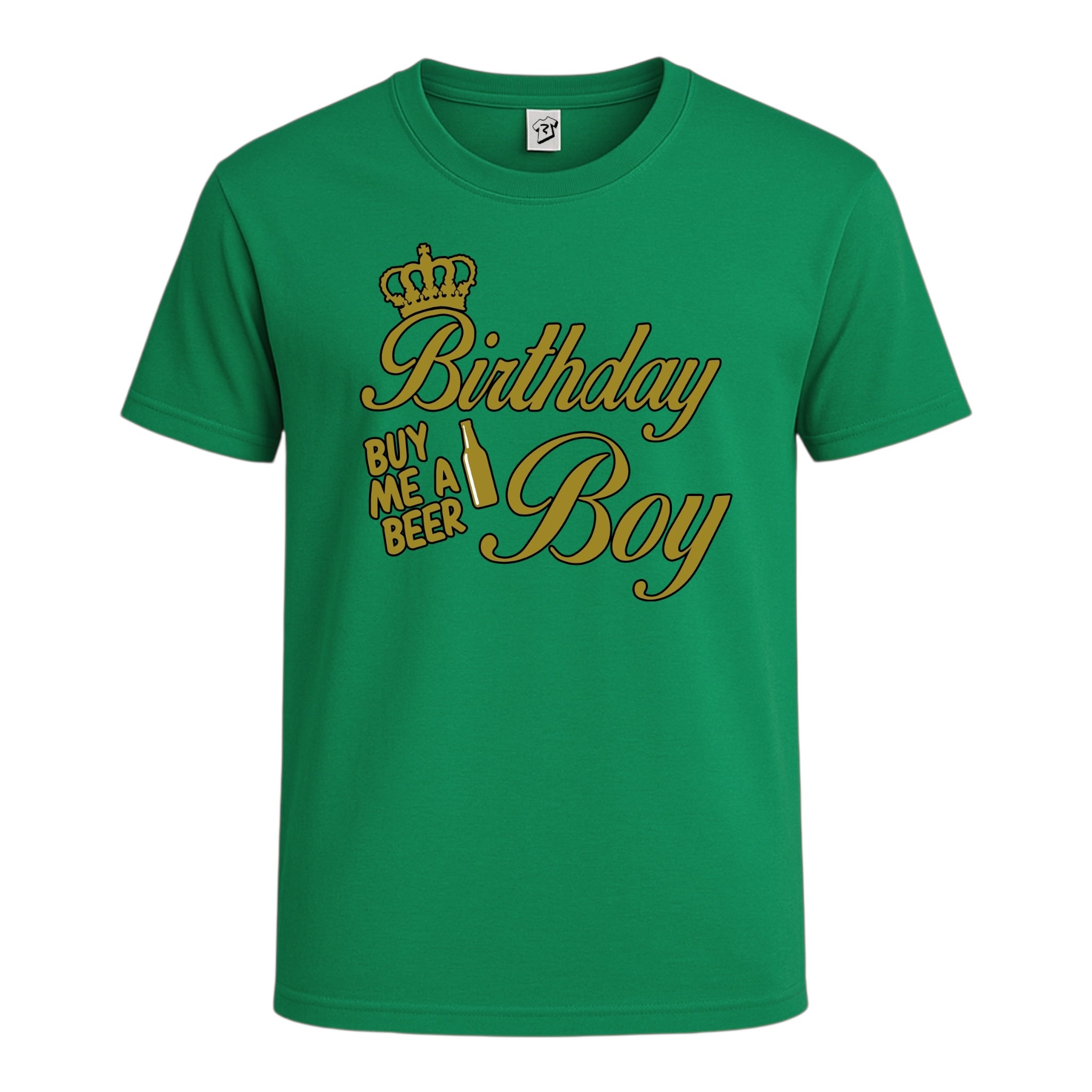 Tees Club graphic tee Birthday Boy (Buy Me a Beer) - Cotton Tee Navy Size M detail