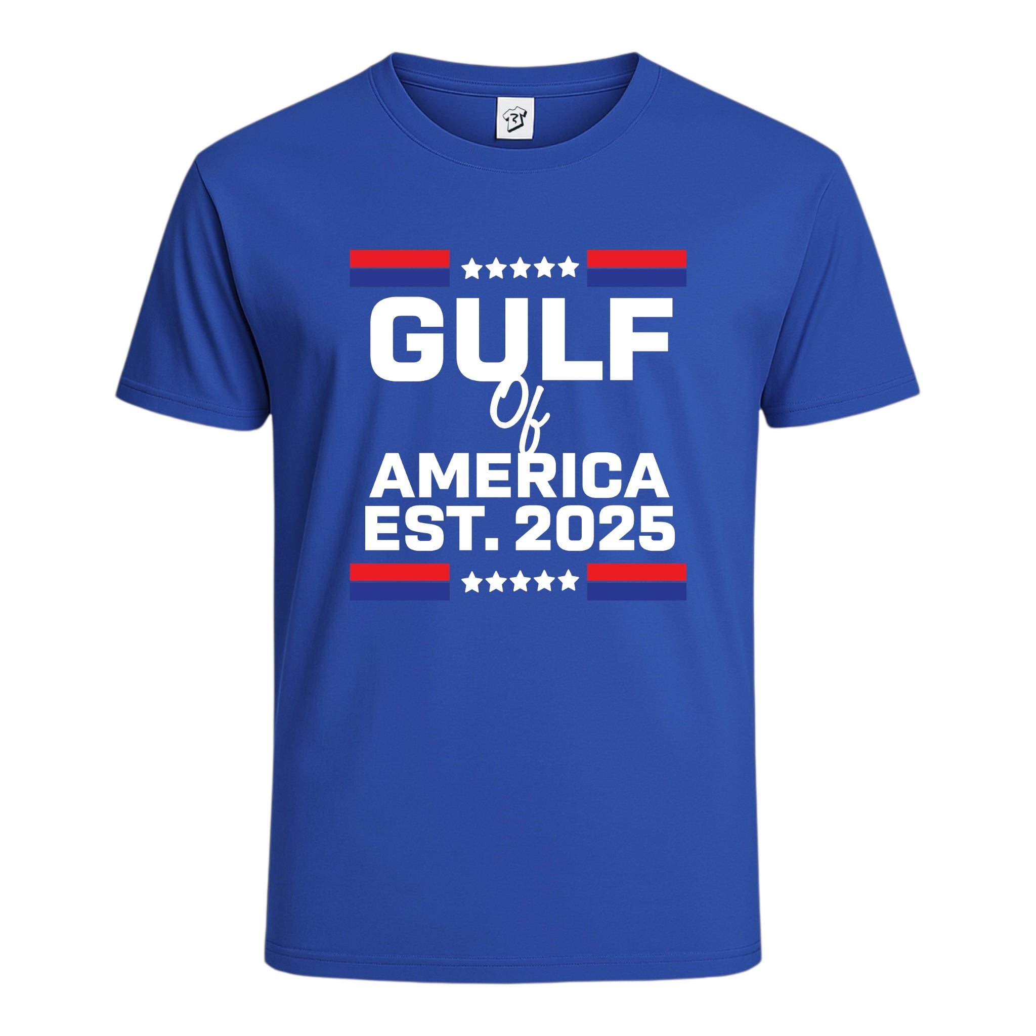 Tees Club graphic tee Gulf of America EST 2025 - Cotton Tee Navy Size XL detail