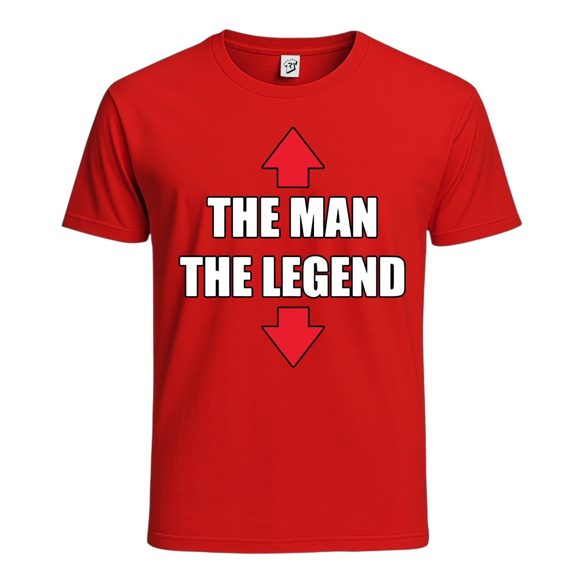 Tees Club graphic tee The Man The Legend - Cotton Tee Navy Size 2XL detail