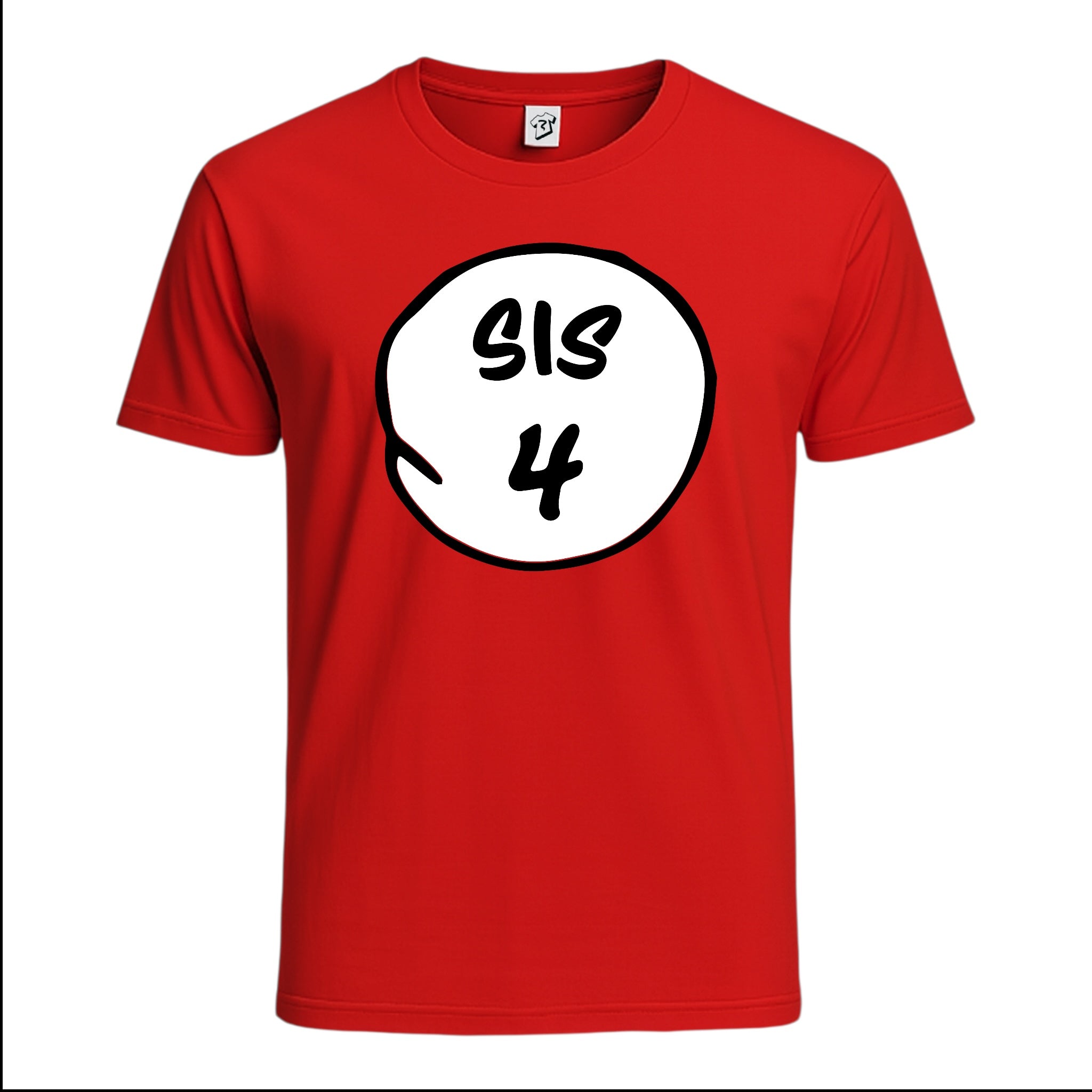 Tees Club graphic tee Sis 4 - Cotton Tee Navy Size S front view