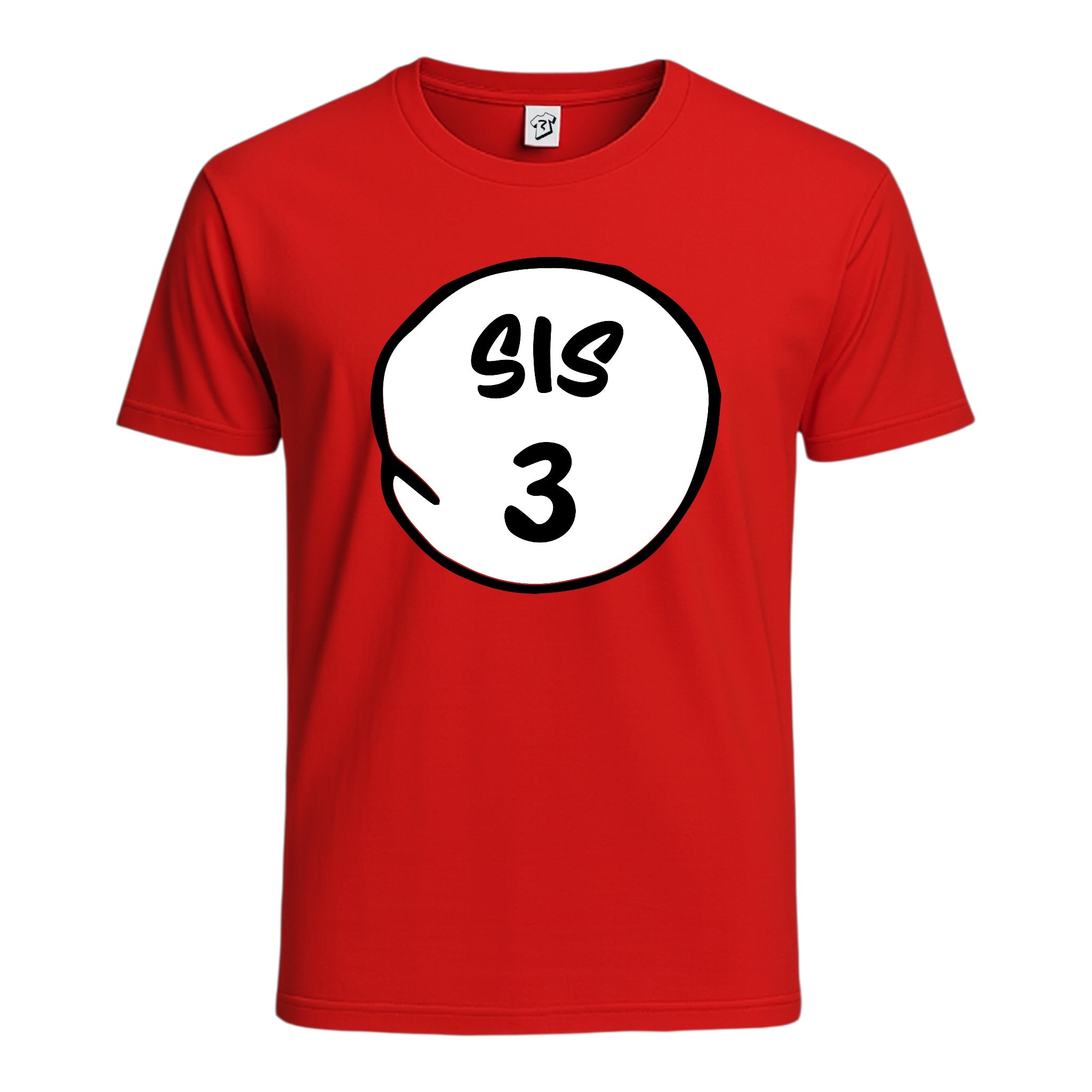 Tees Club graphic tee Sis 3 - Cotton Tee Navy Size S front view