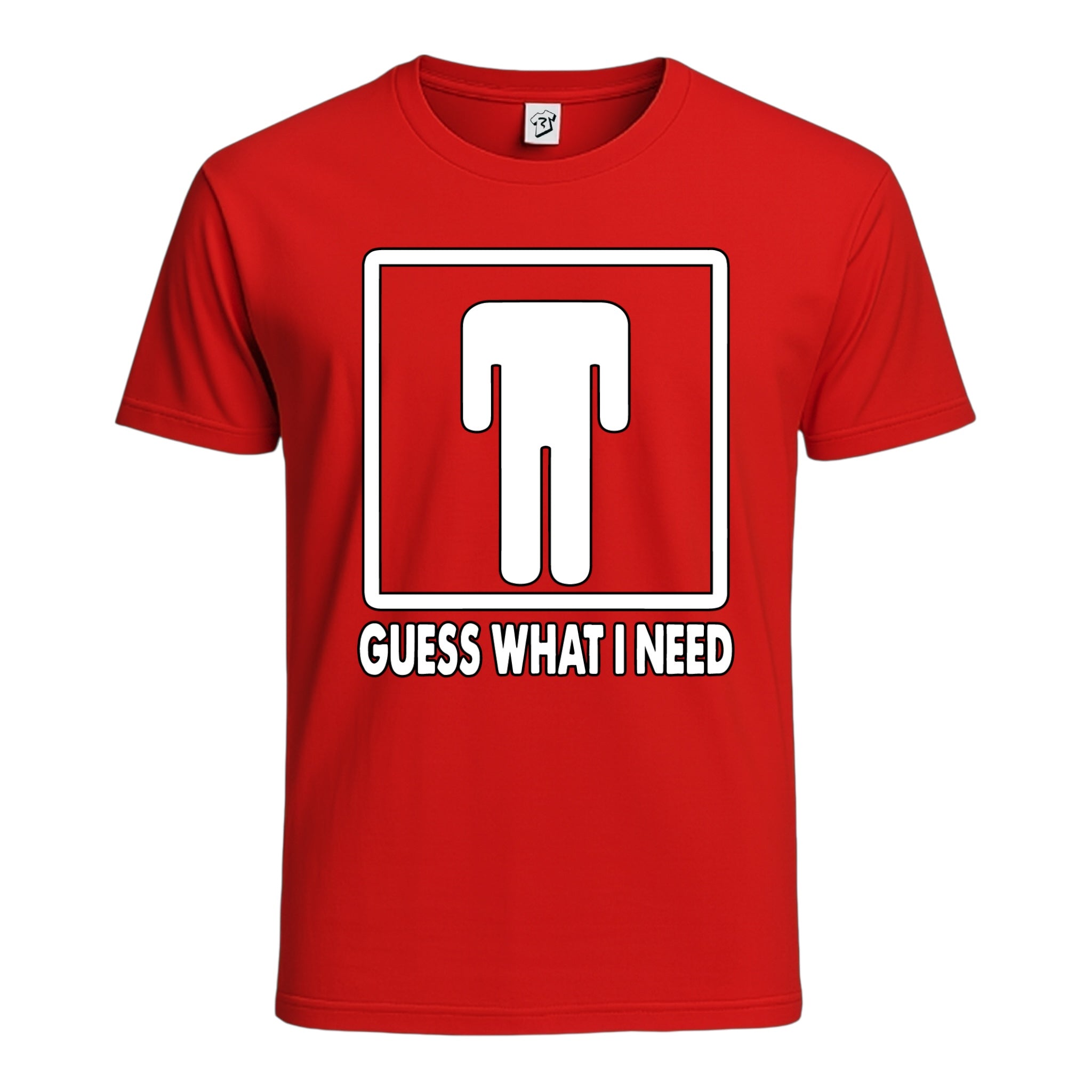 Tees Club graphic tee Guess What I Need - Cotton Tee Navy Size 2XL detail