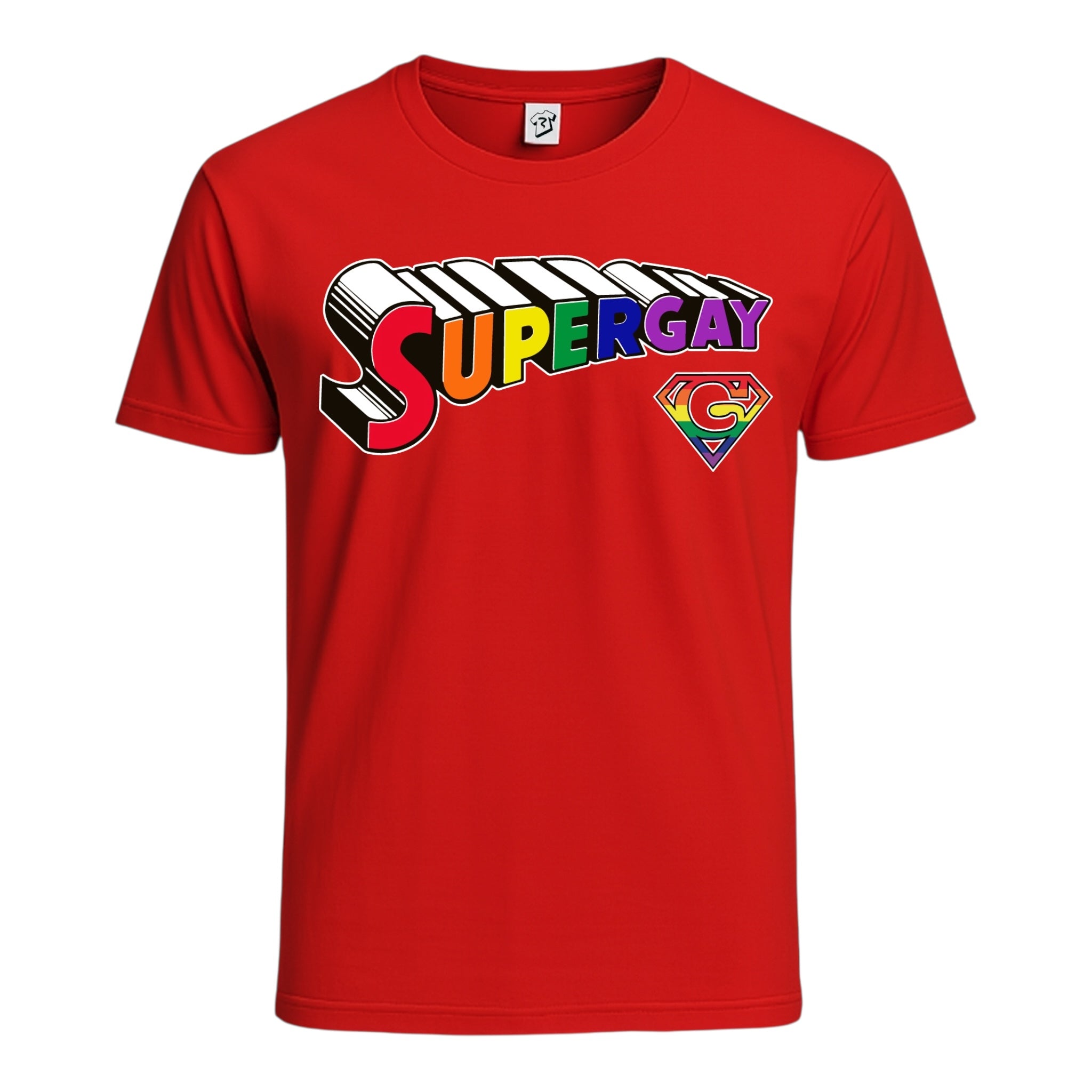 Tees Club graphic tee Supergay - Cotton Tee Navy Size 2XL detail