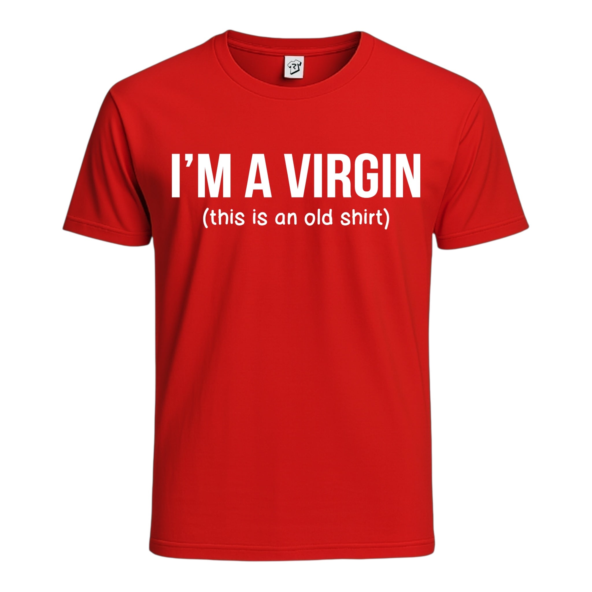 Tees Club graphic tee I'm a Virgin (This Is an Old Shirt) - Cotton Tee Navy Size 2XL detail