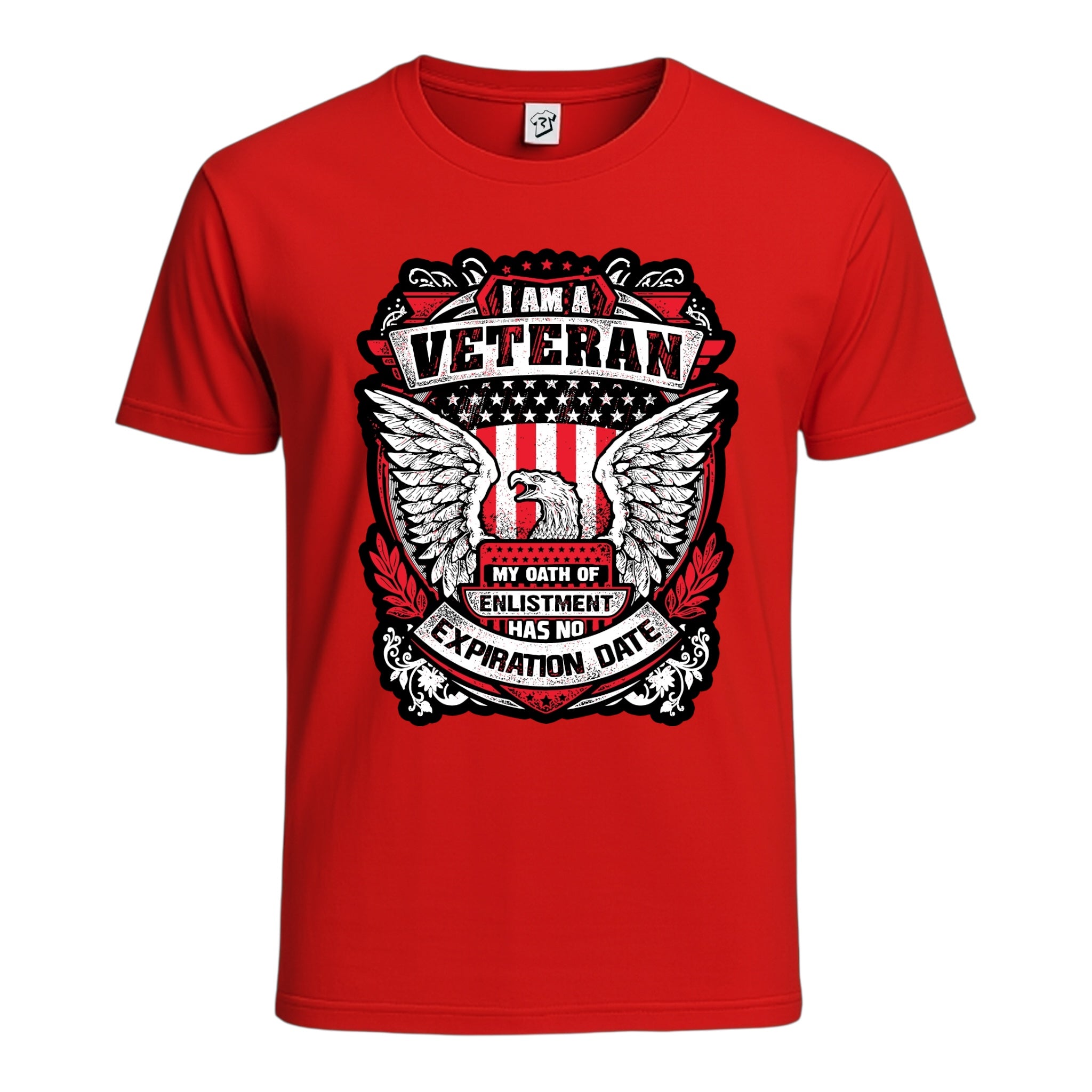 Tees Club graphic tee Veteran No Expiration Date - Cotton Tee Navy Size 2XL detail