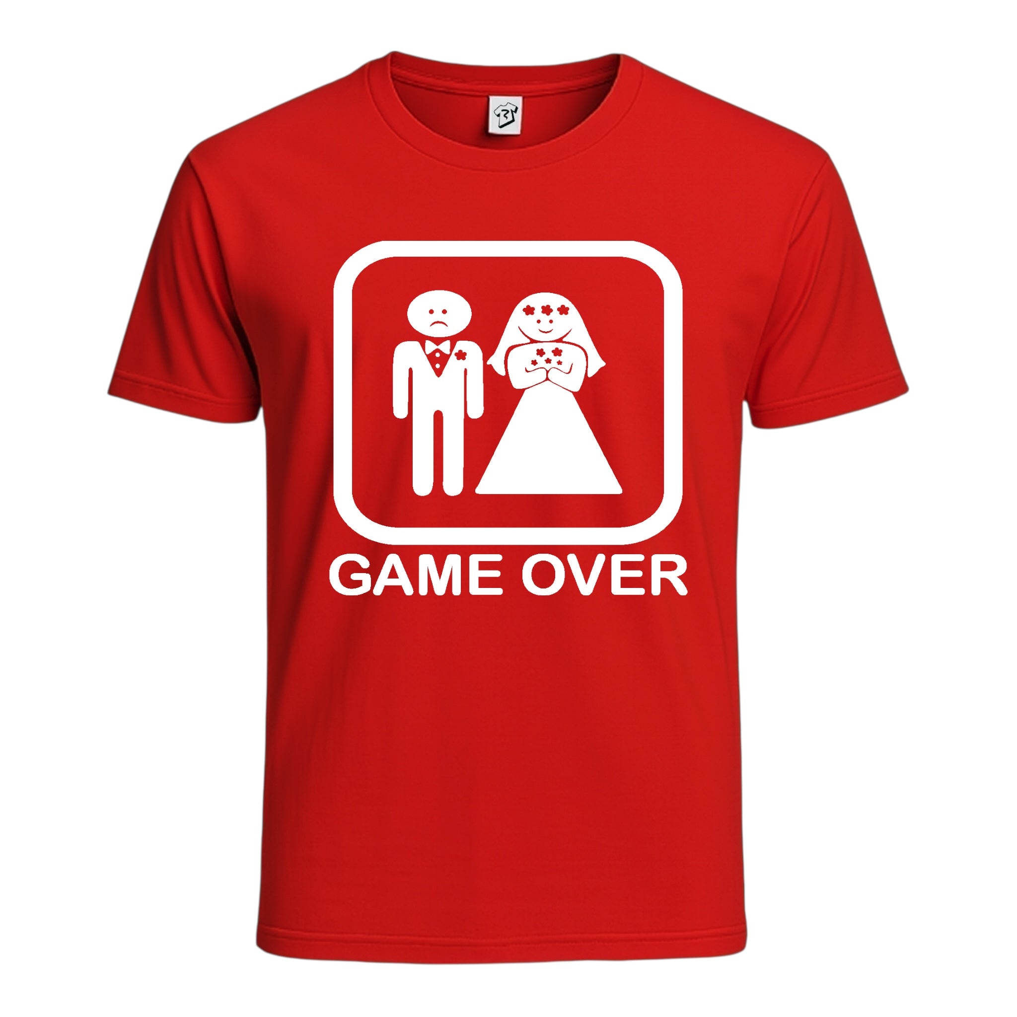 Tees Club graphic tee Game Over - Cotton Tee Navy Size 2XL detail