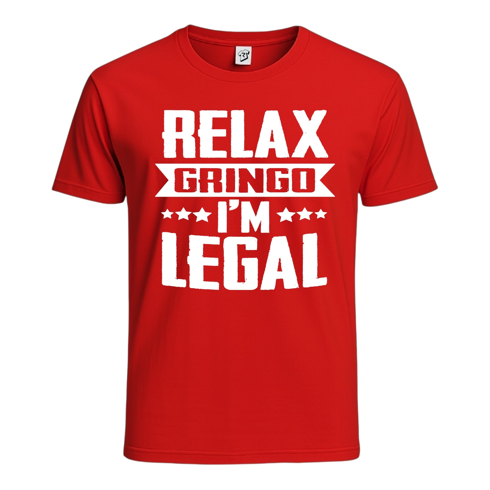 Tees Club graphic tee Relax Gringo I'm Legal - Cotton Tee Navy Size 2XL detail