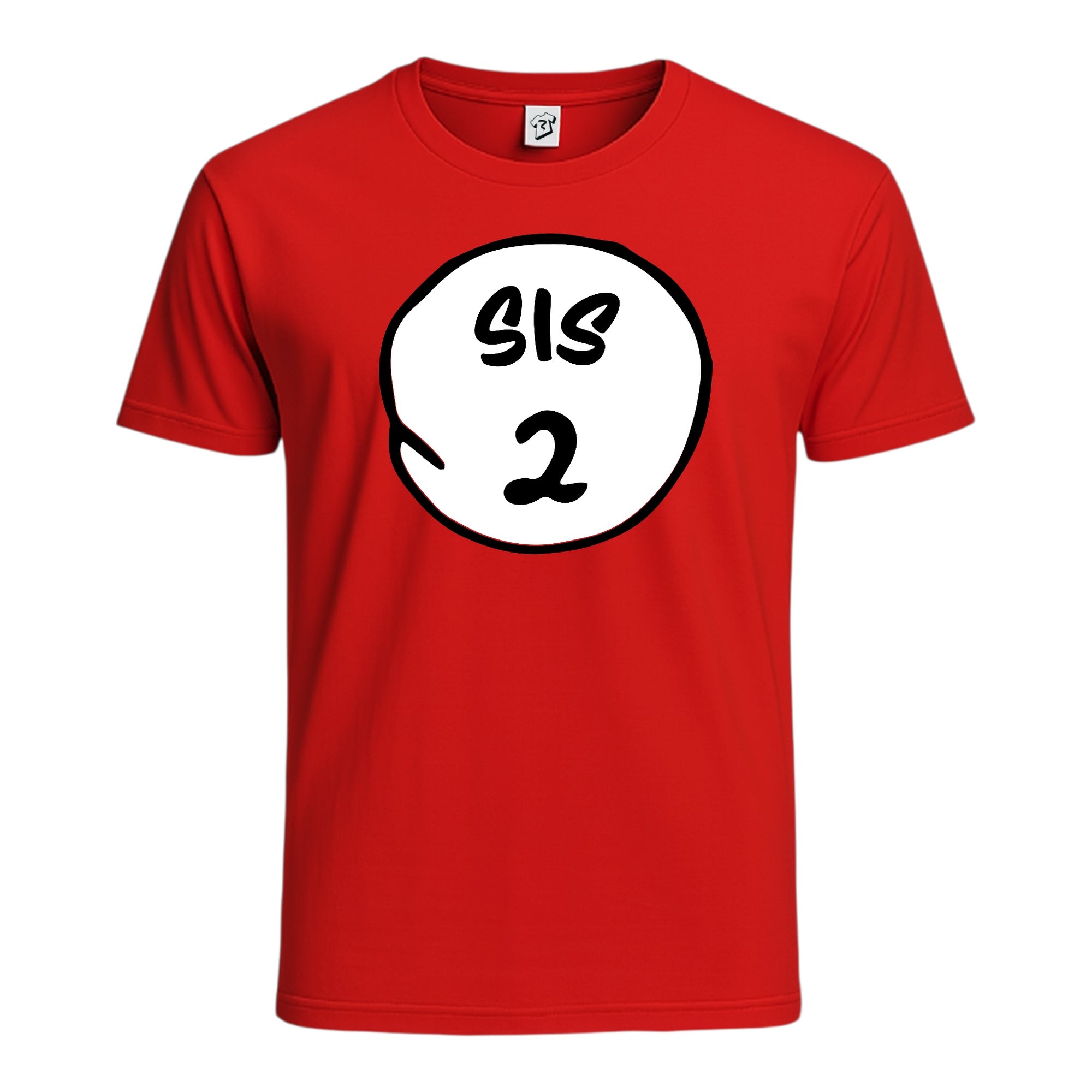 Tees Club graphic tee Sis 2 - Cotton Tee Navy Size S front view