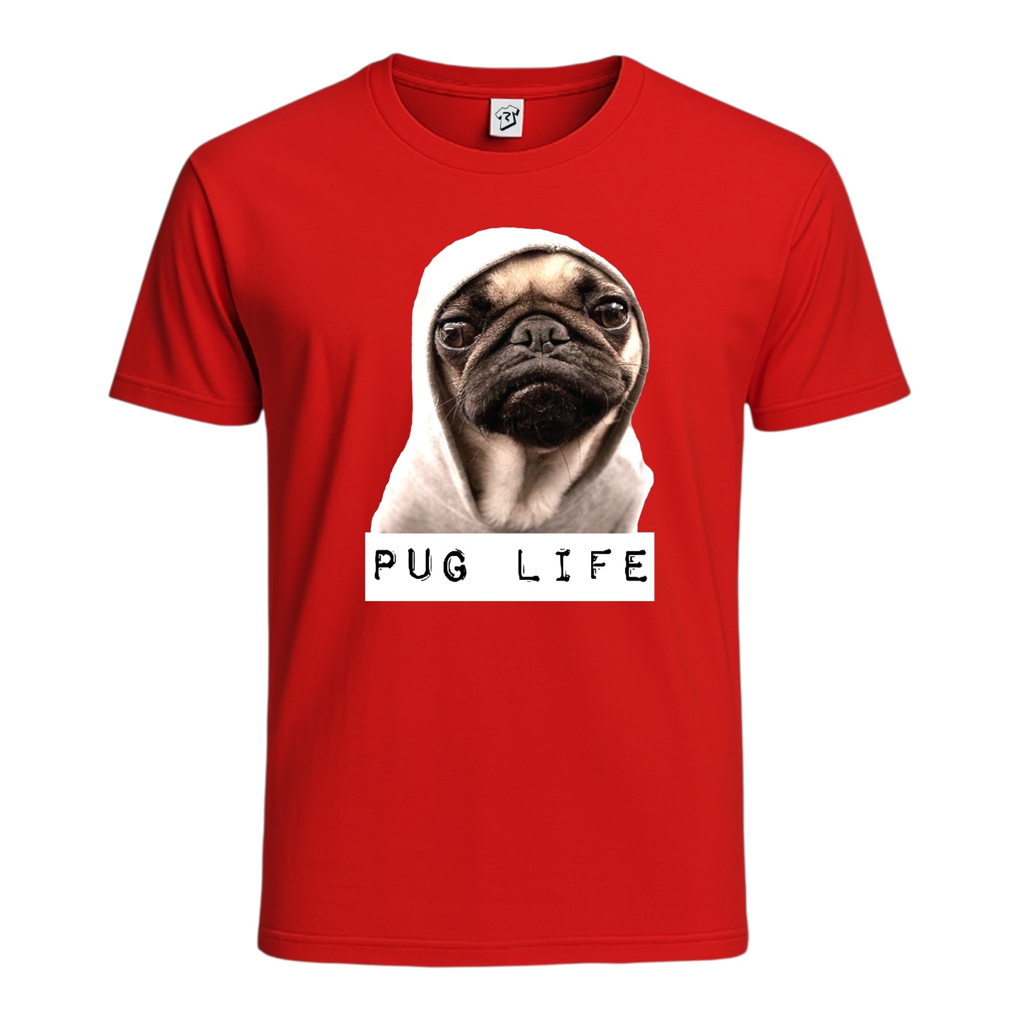 Tees Club graphic tee Pug Life Hood - Cotton Tee Navy Size 2XL detail