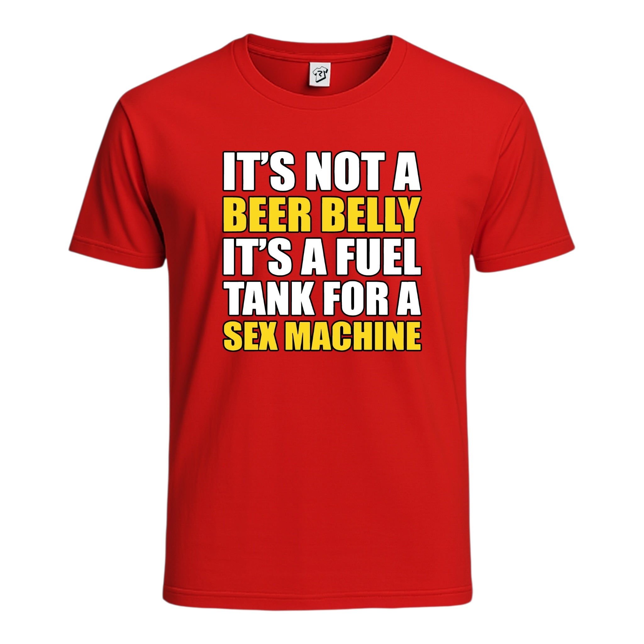 Tees Club tank top It's Not a Beer Belly - Cotton Tee Navy Size 2XL detail