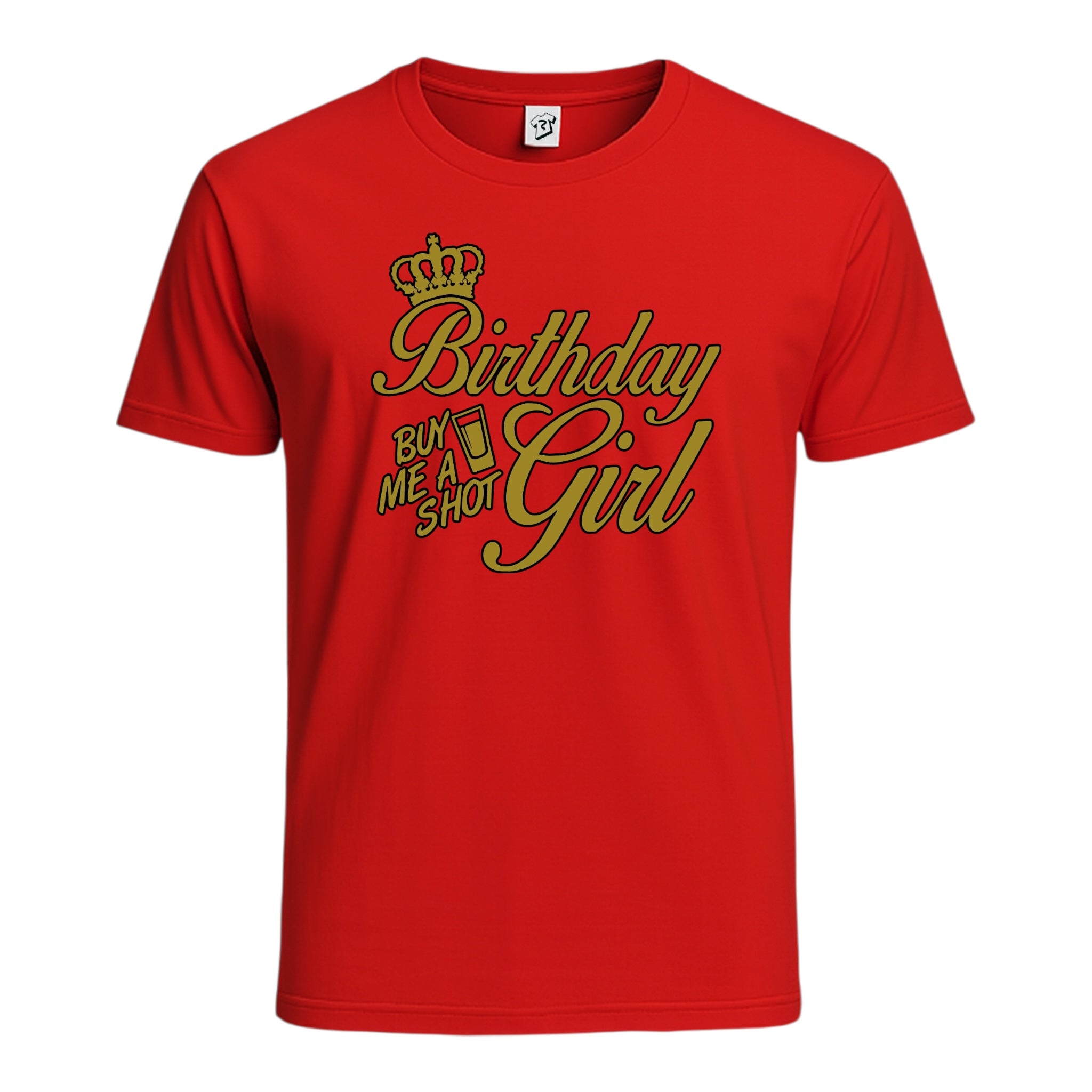 Tees Club graphic tee Birthday Girl (Buy Me a Shot) - Cotton Tee Navy Size 2XL detail
