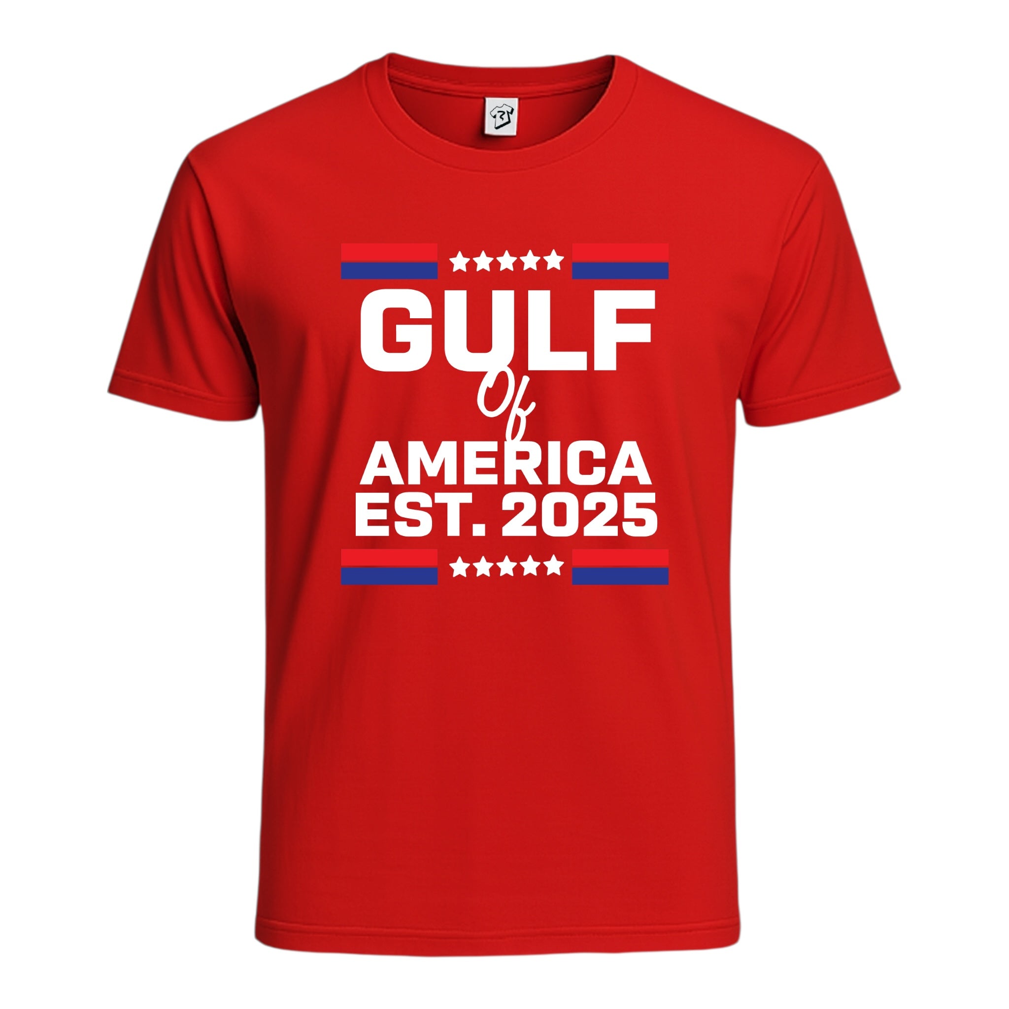 Tees Club graphic tee Gulf of America EST 2025 - Cotton Tee Navy Size 2XL detail